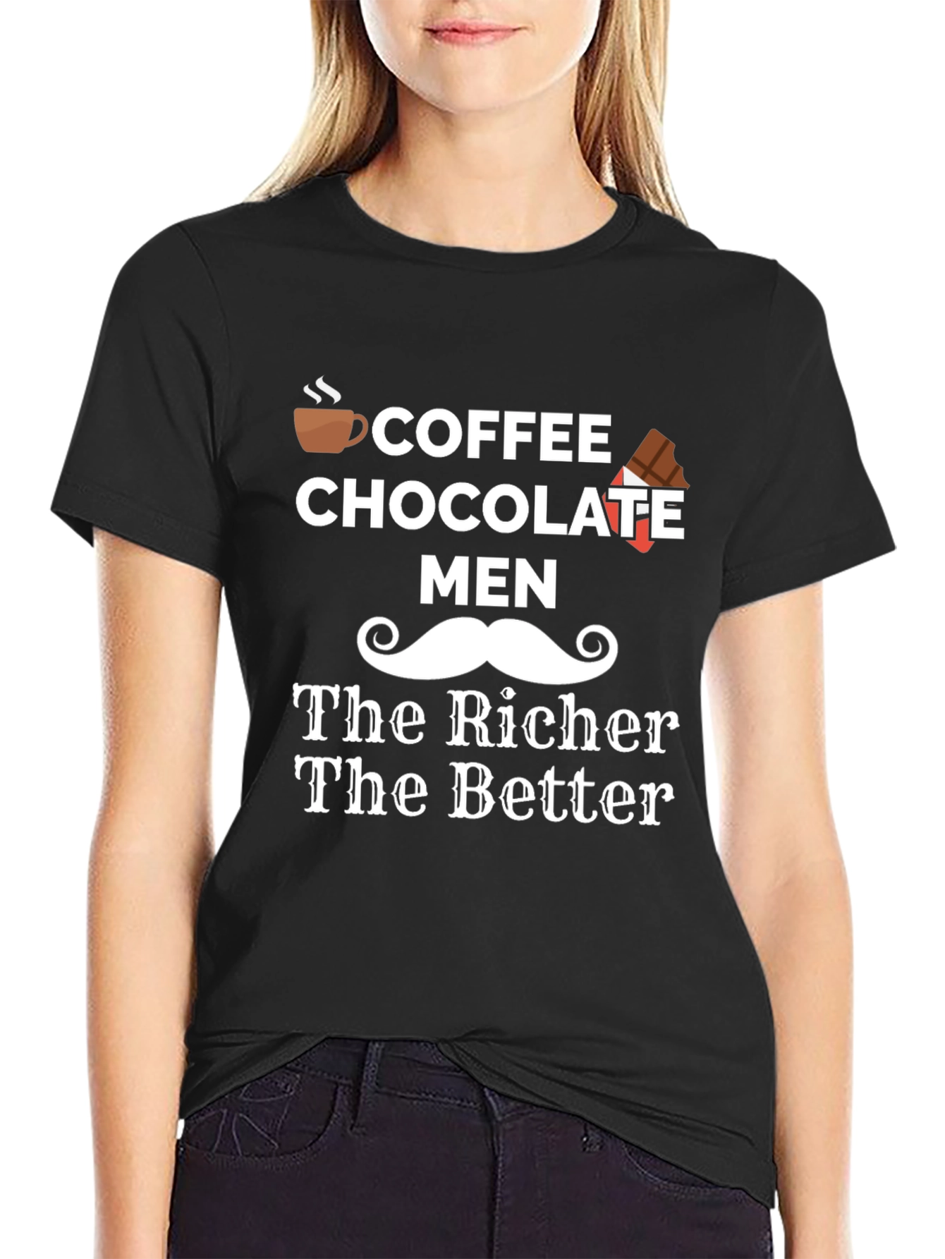 Coffee Chocolate Men T-Shirt - The Richer The Better