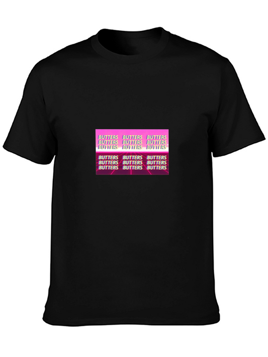 Butters Graphic Print T-Shirt - Black