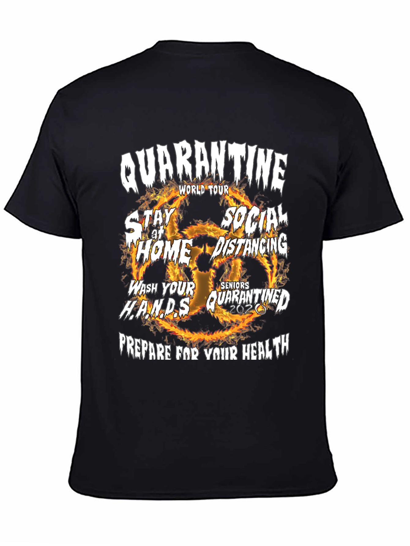 Quarantine World Tour Black T-Shirt