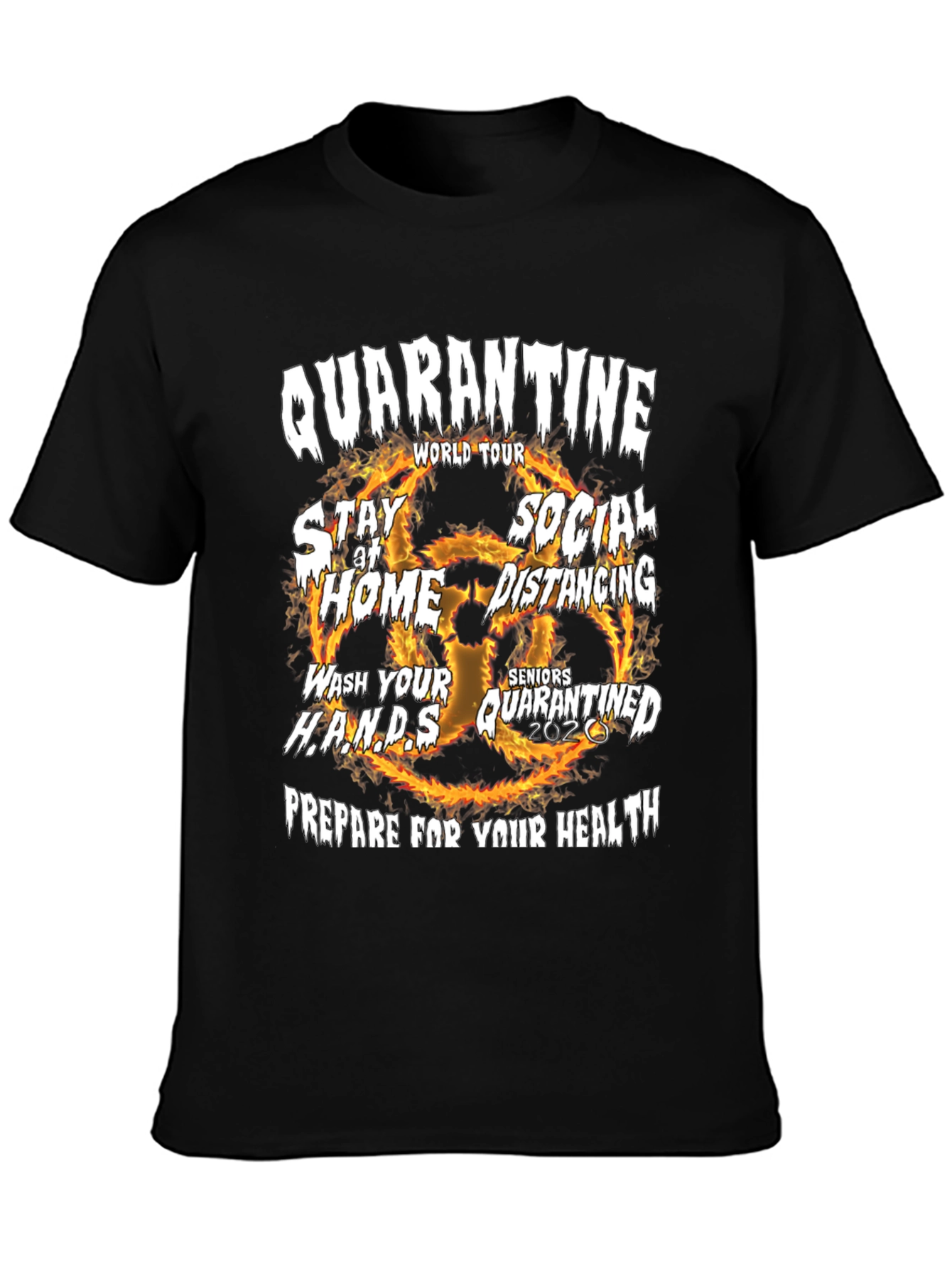 Quarantine World Tour Black T-Shirt