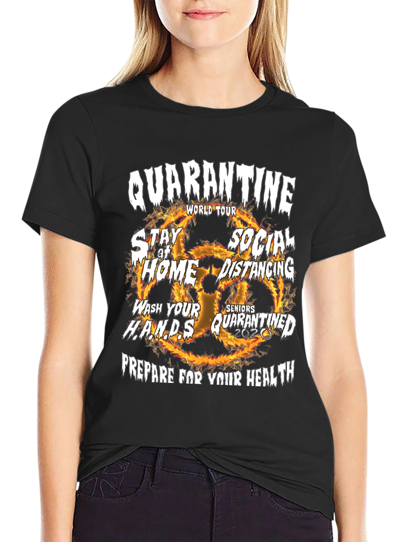 Quarantine World Tour Black T-Shirt