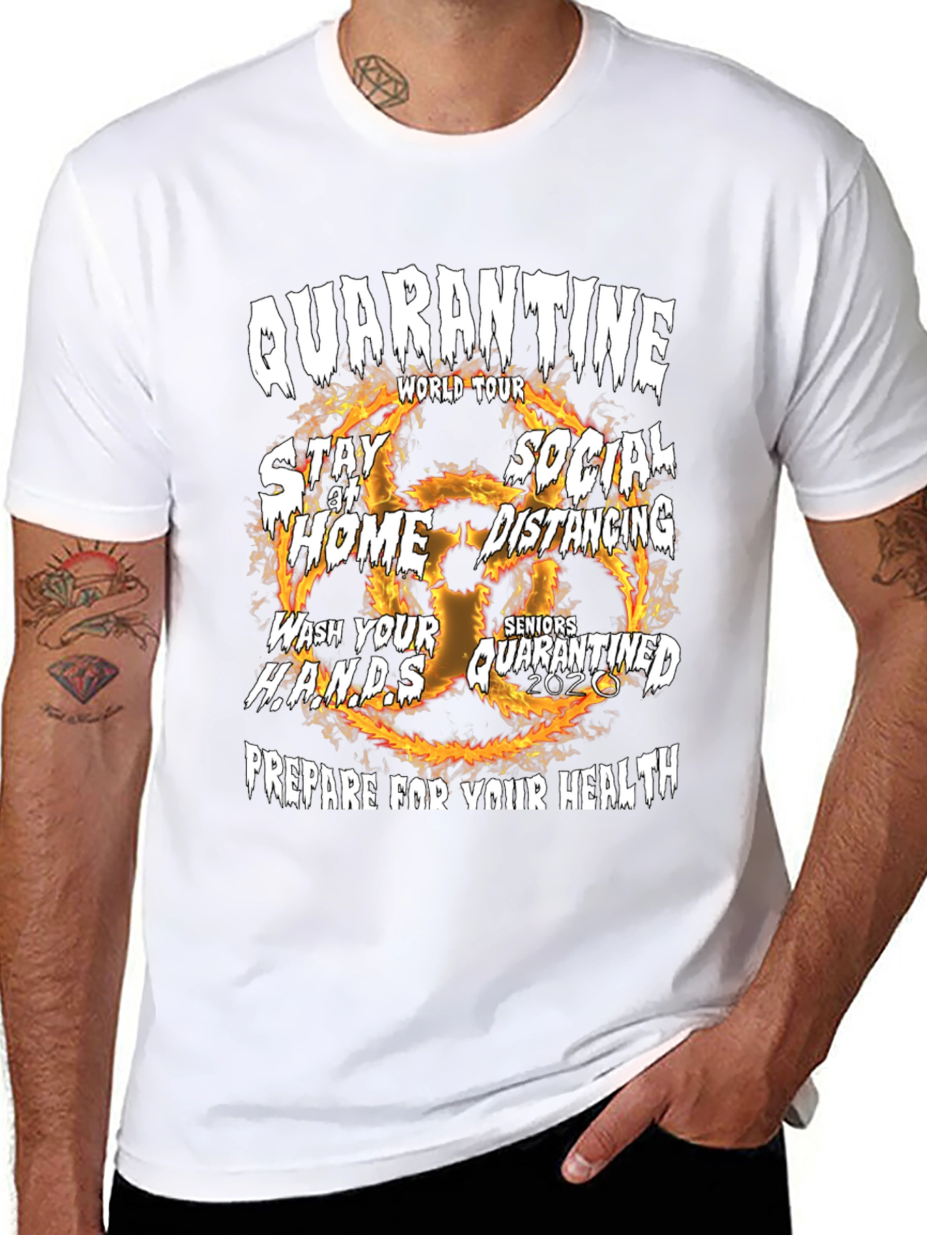 Quarantine World Tour Black T-Shirt