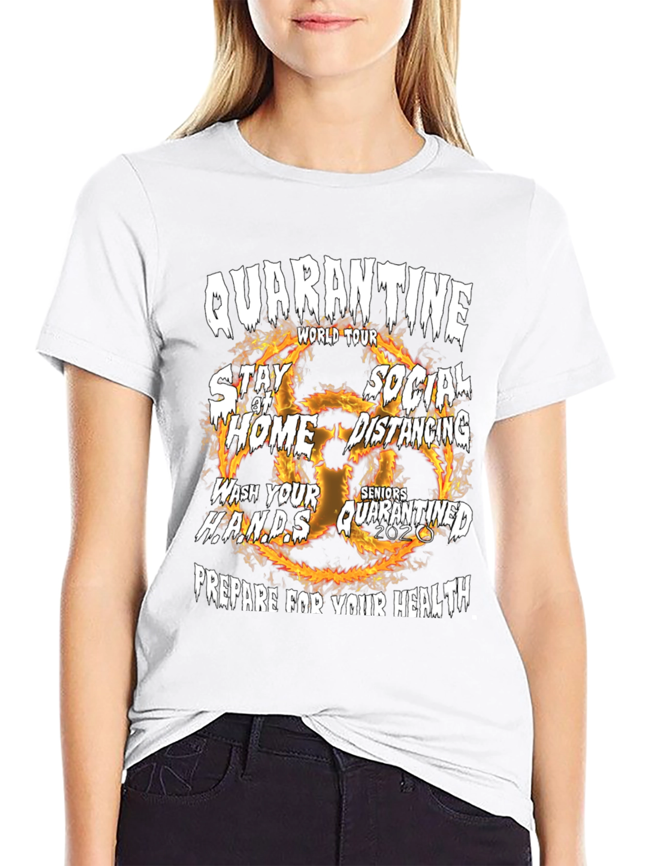 Quarantine World Tour Black T-Shirt