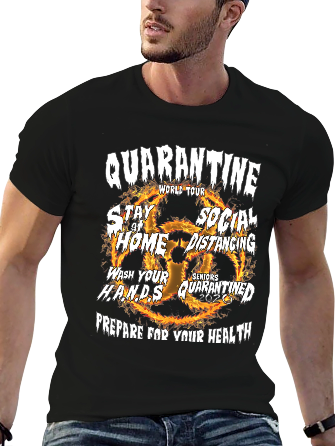 Quarantine World Tour Black T-Shirt