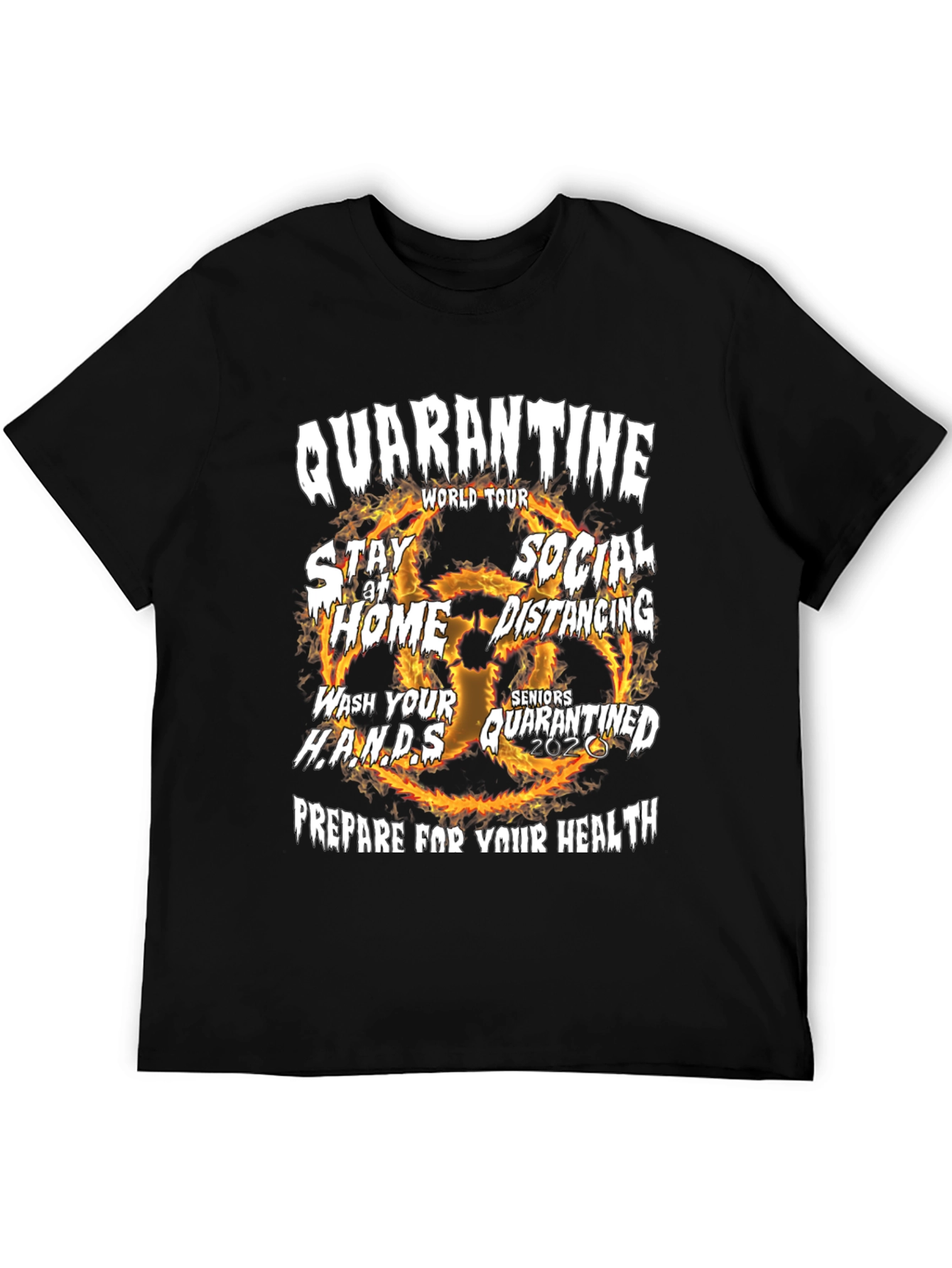 Quarantine World Tour Black T-Shirt