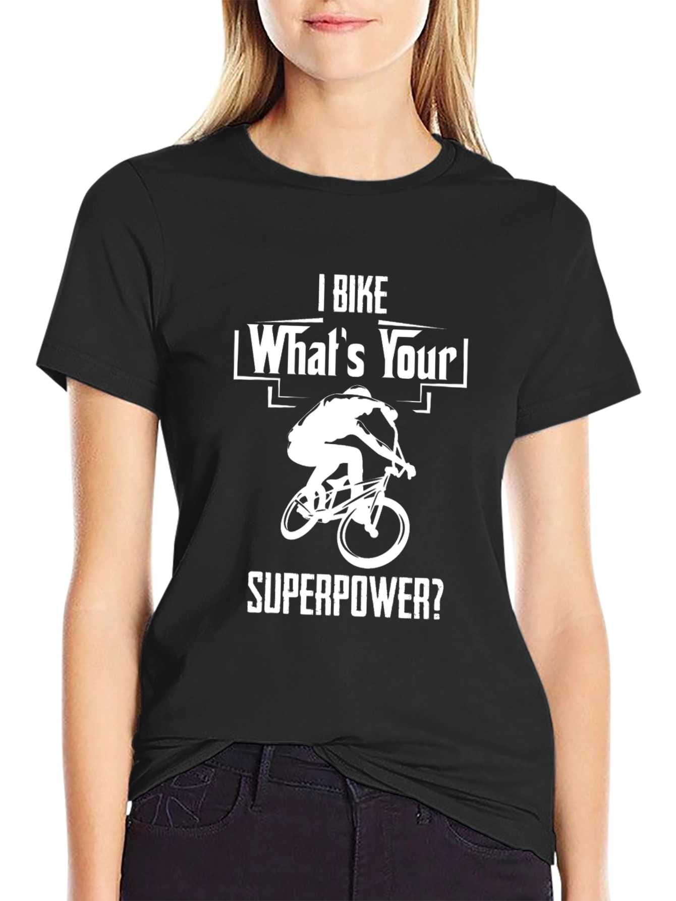 I Bike Whats Your Superpower? T-Shirt
