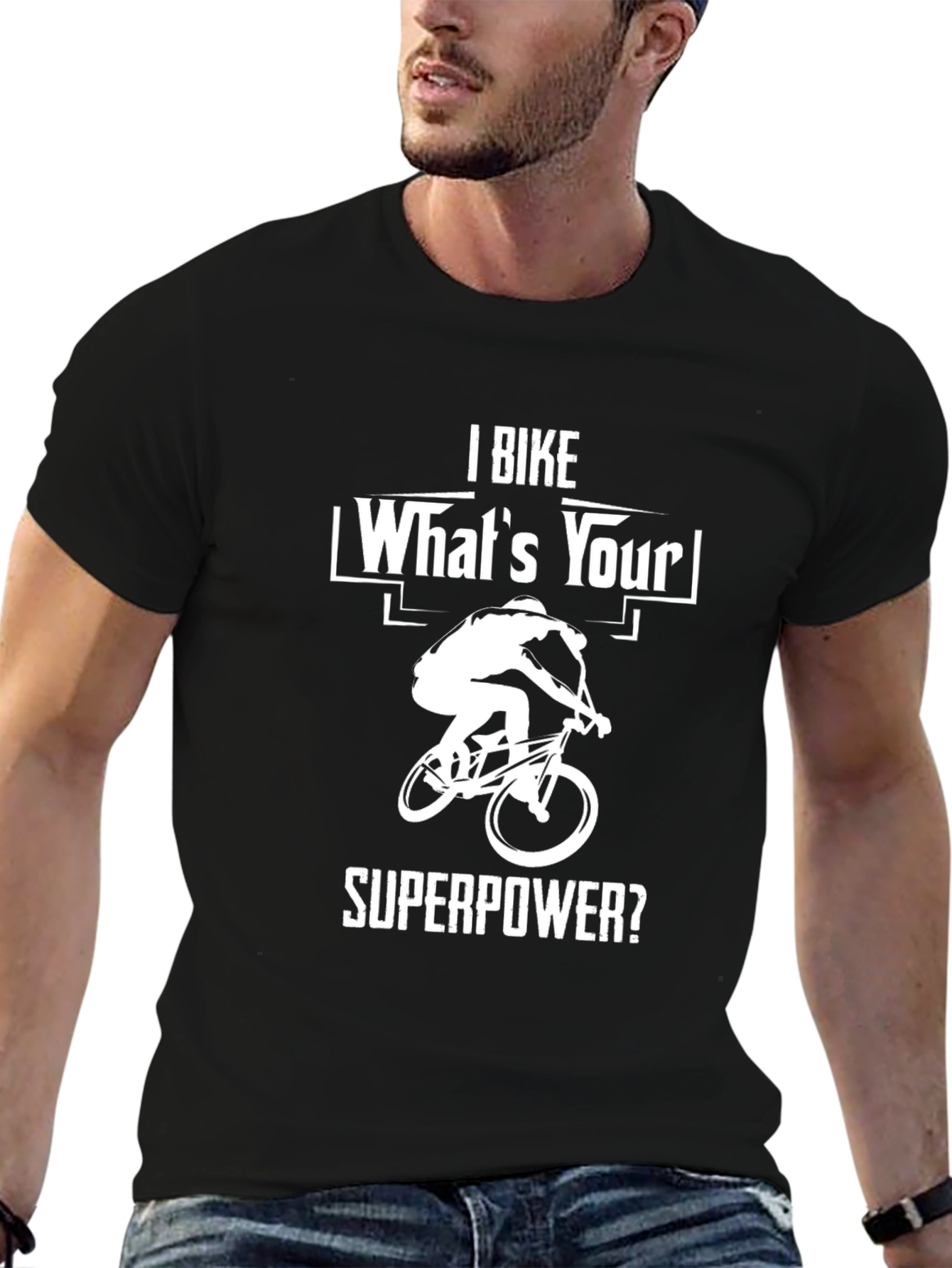 I Bike Whats Your Superpower? T-Shirt