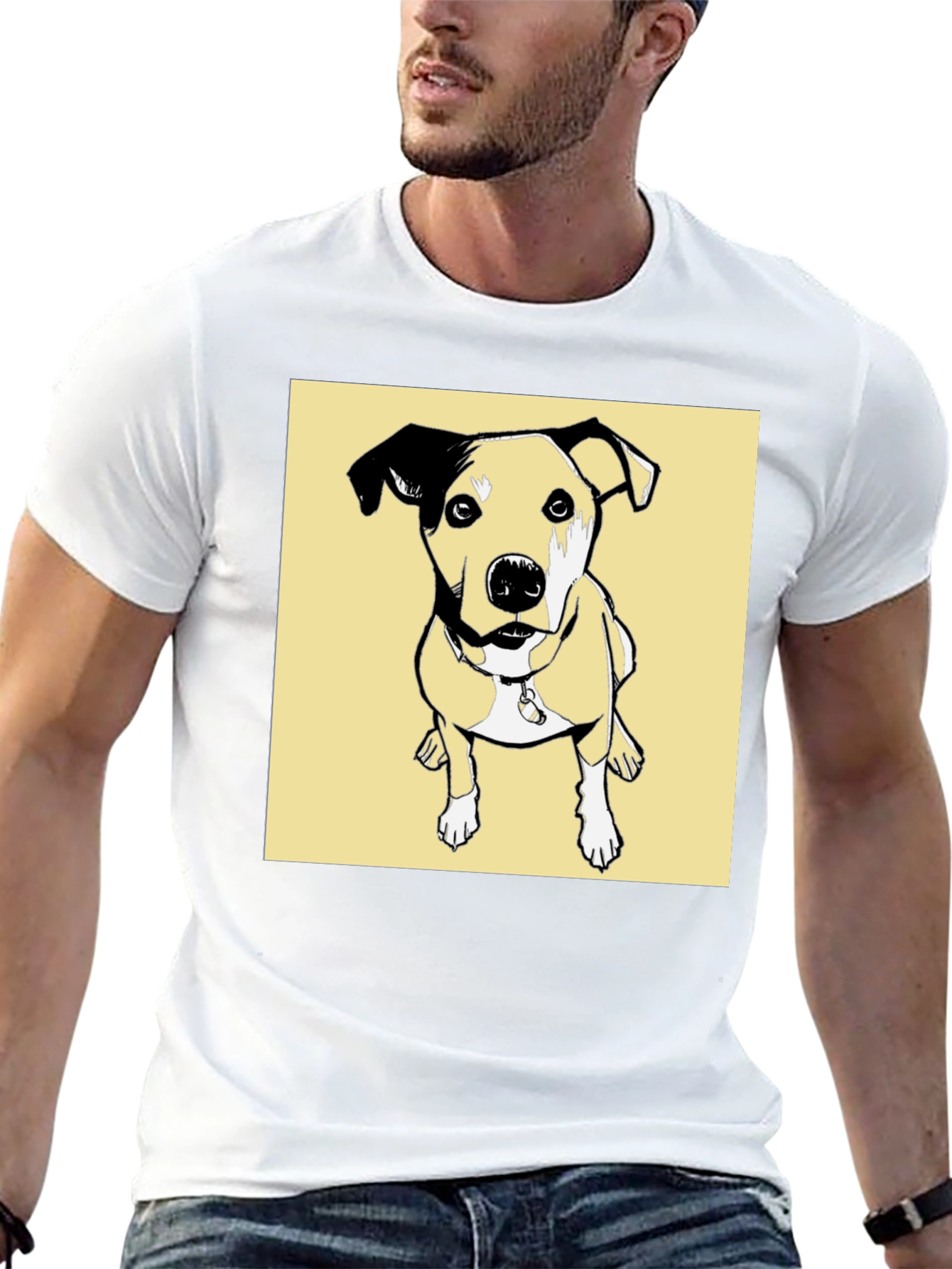 Dog Graphic Tee - Cute Animal Lover T-Shirt