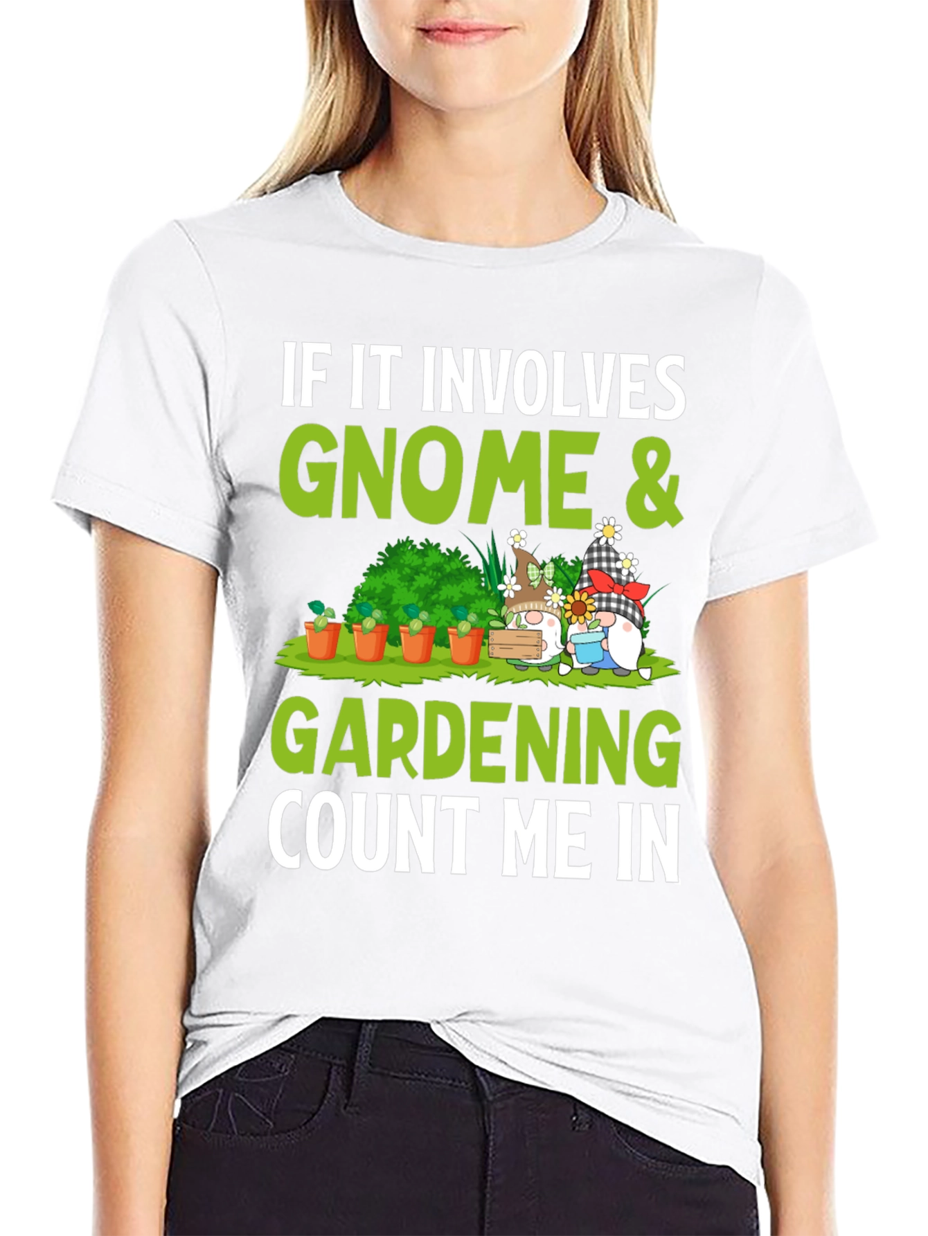 Gnome & Gardening T-Shirt - Count Me In!
