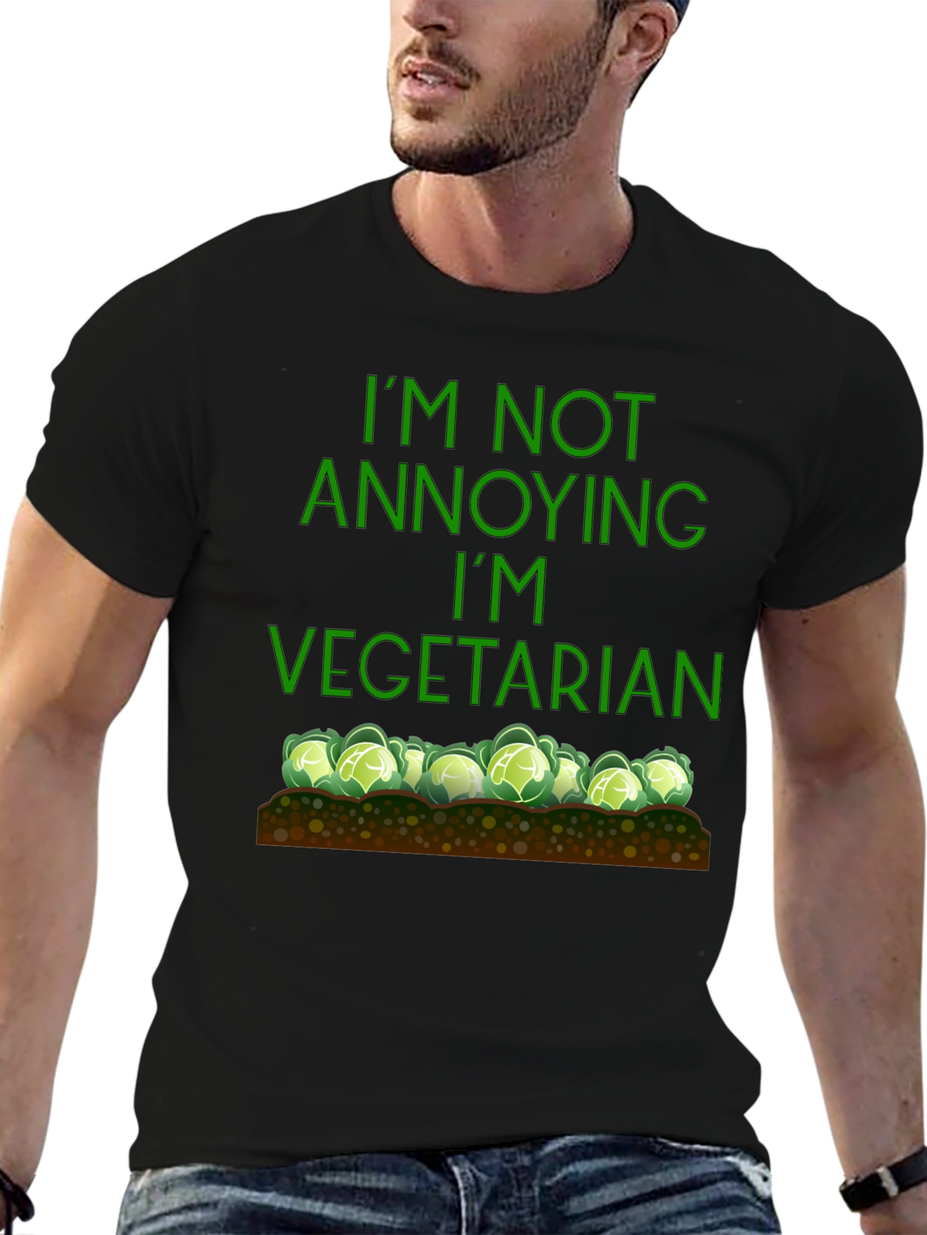 Funny Vegetarian T-Shirt - Im Not Annoying