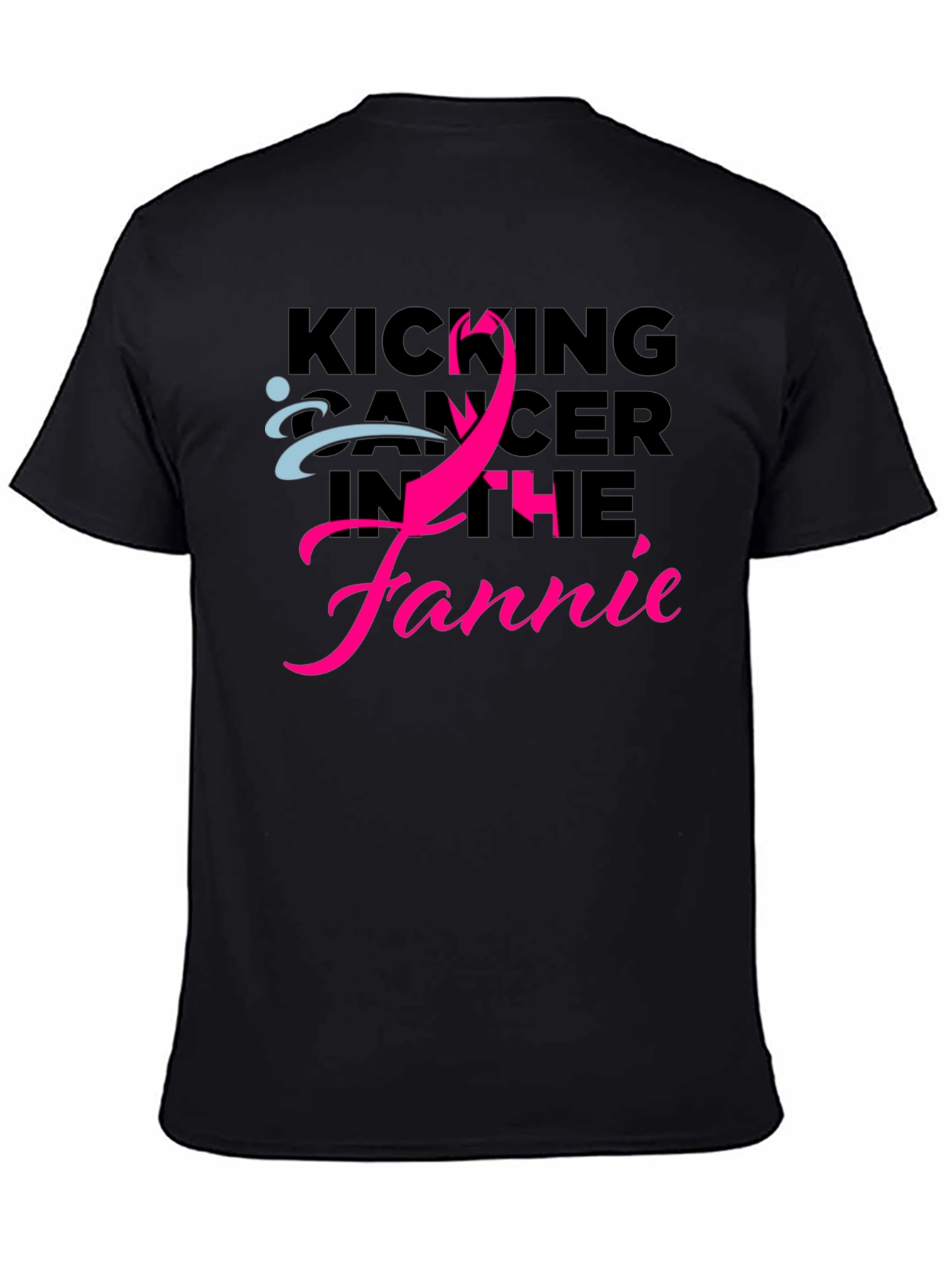 Kicking Cancer T-Shirt Fight Cancer Tee