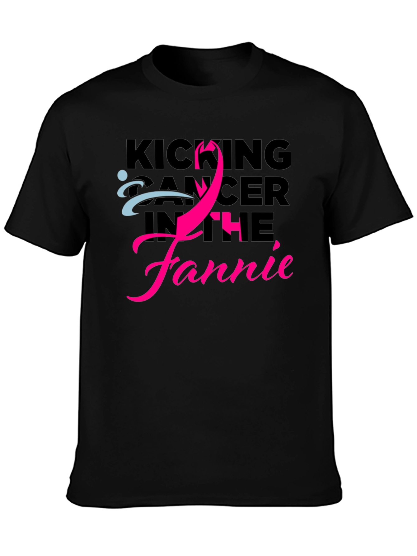 Kicking Cancer T-Shirt Fight Cancer Tee