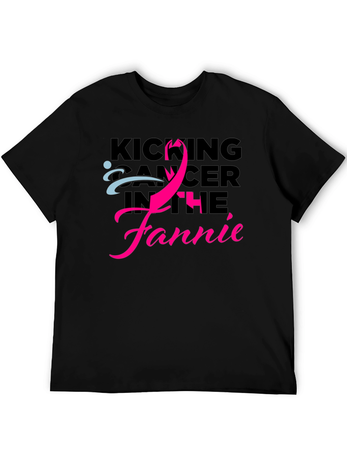Kicking Cancer T-Shirt Fight Cancer Tee