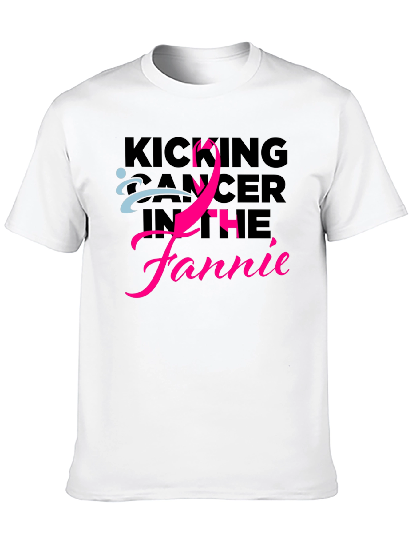 Kicking Cancer T-Shirt Fight Cancer Tee