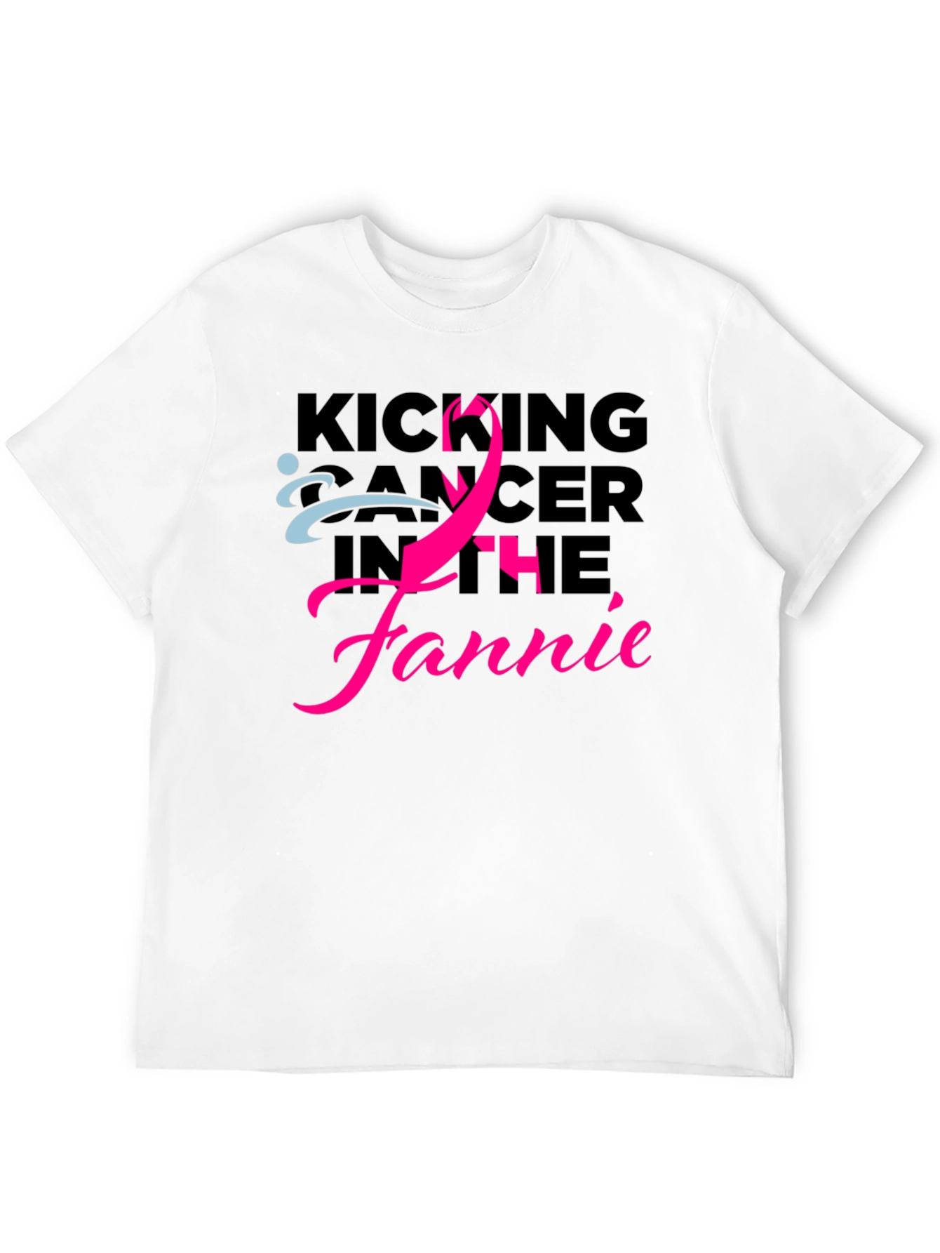 Kicking Cancer T-Shirt Fight Cancer Tee