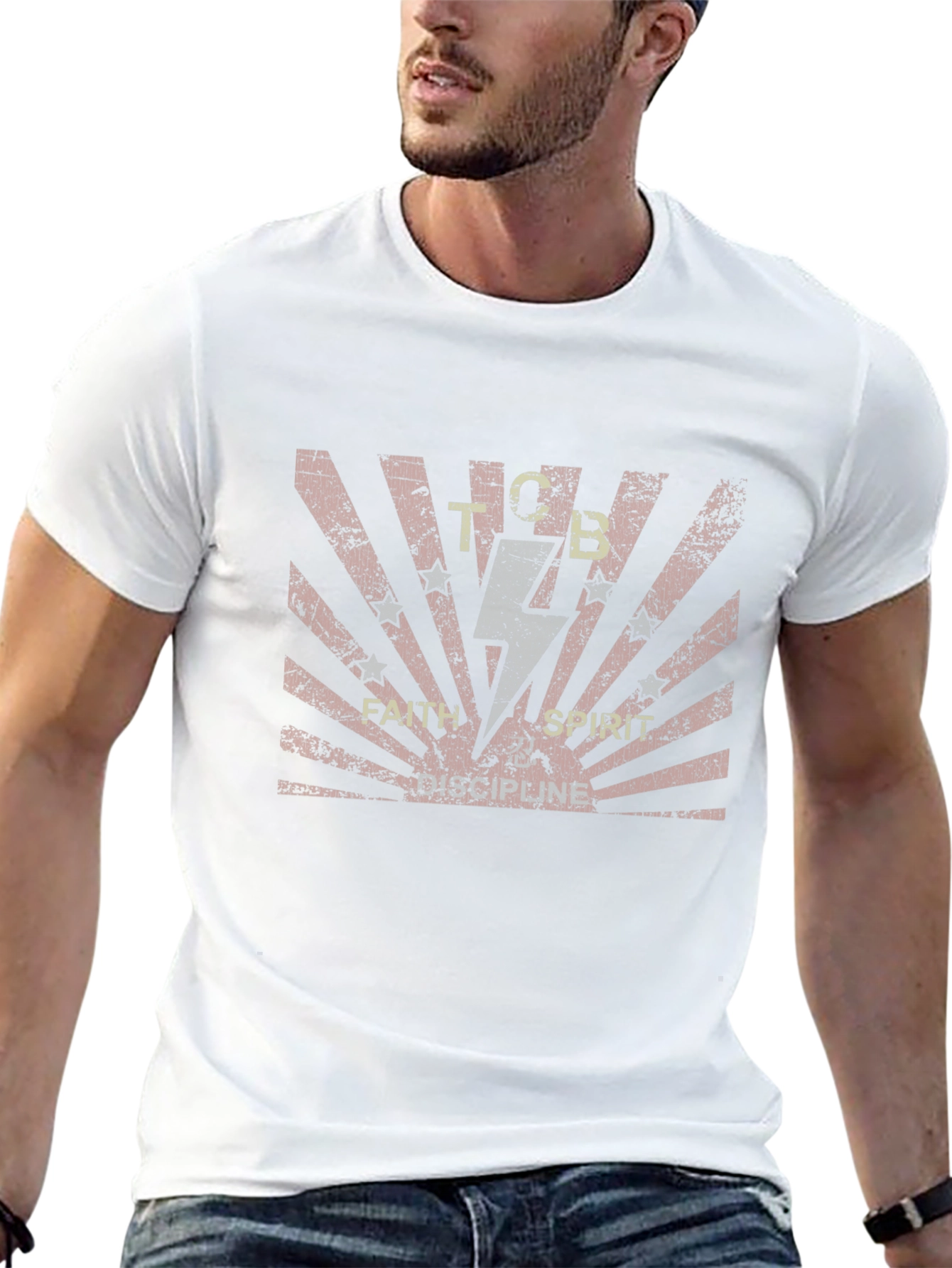 TCB Faith Spirit T-Shirt - Black Cotton Tee