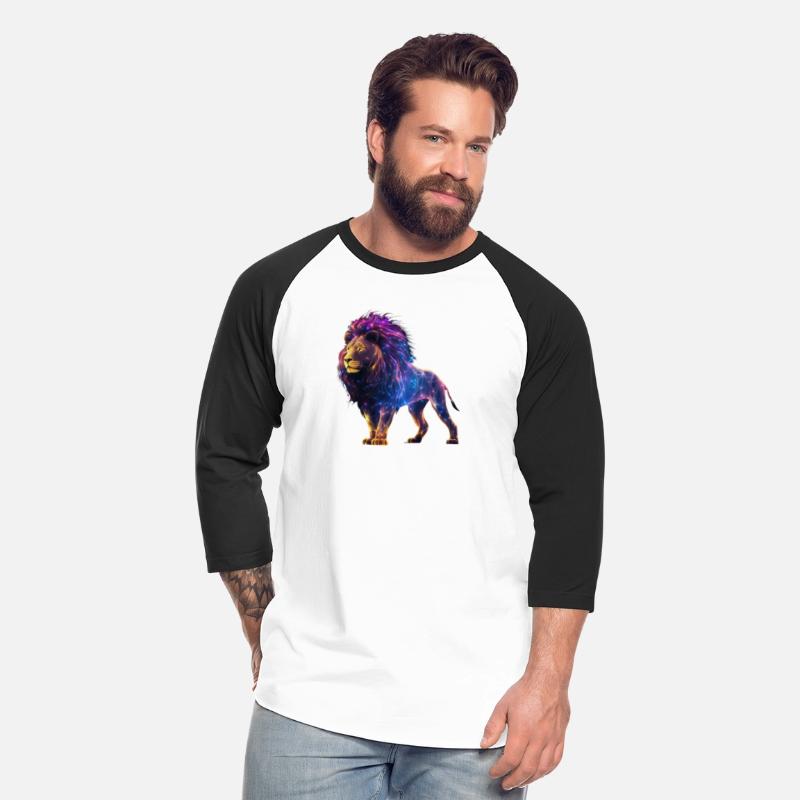 Neon Lion Majestic Animal