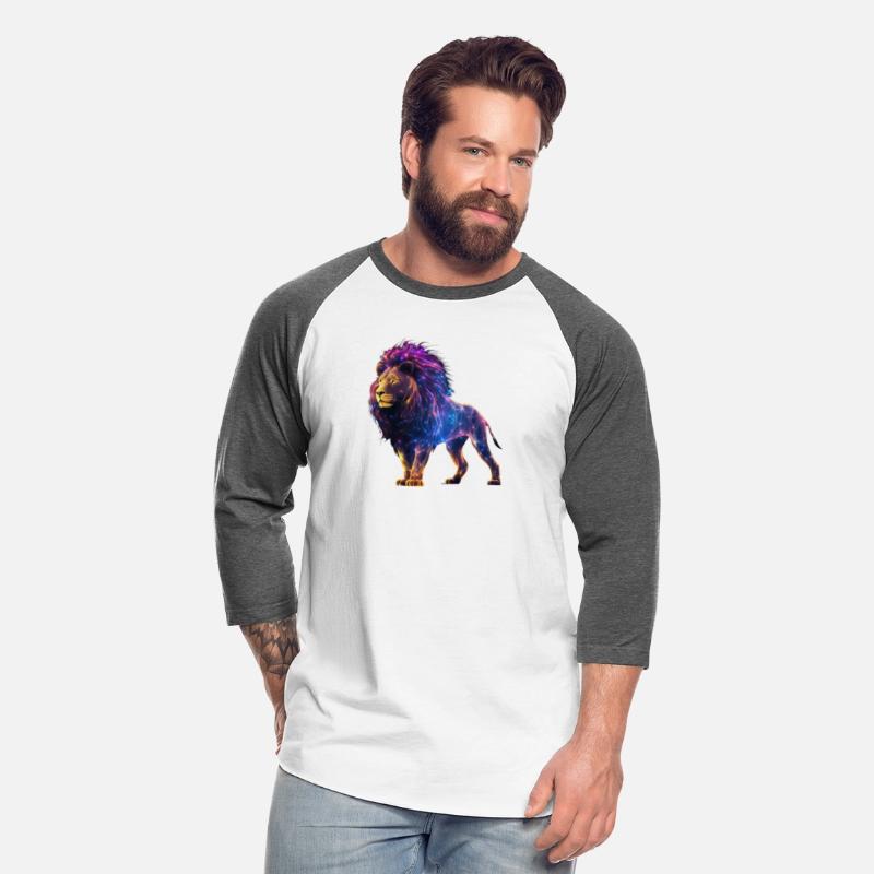 Neon Lion Majestic Animal