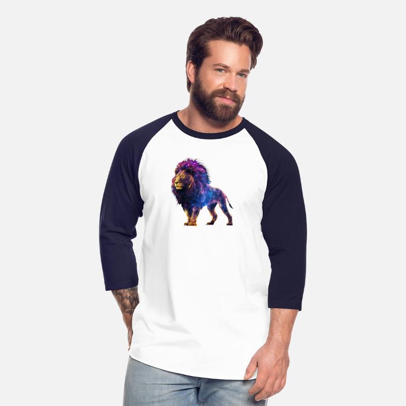 Neon Lion Majestic Animal