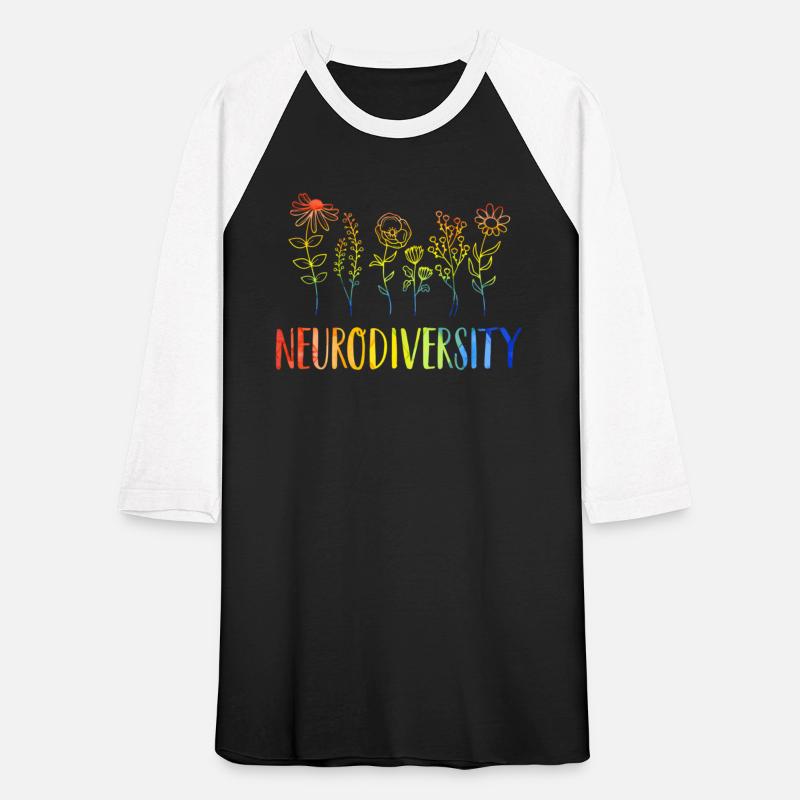 Neurodiversity Autism Awareness Adhd Rainbow Flowe
