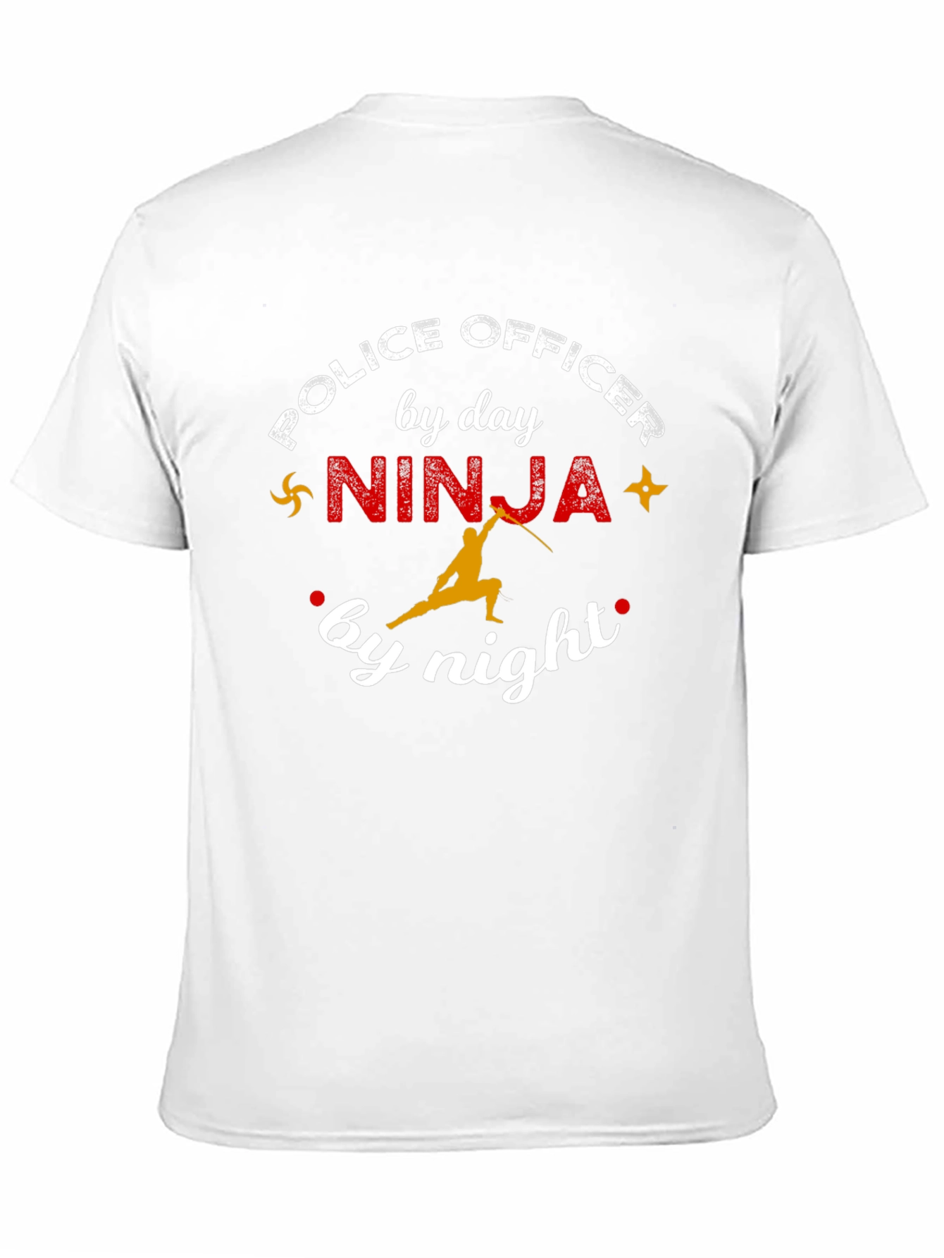 Police Officer Ninja Graphic T-Shirt
