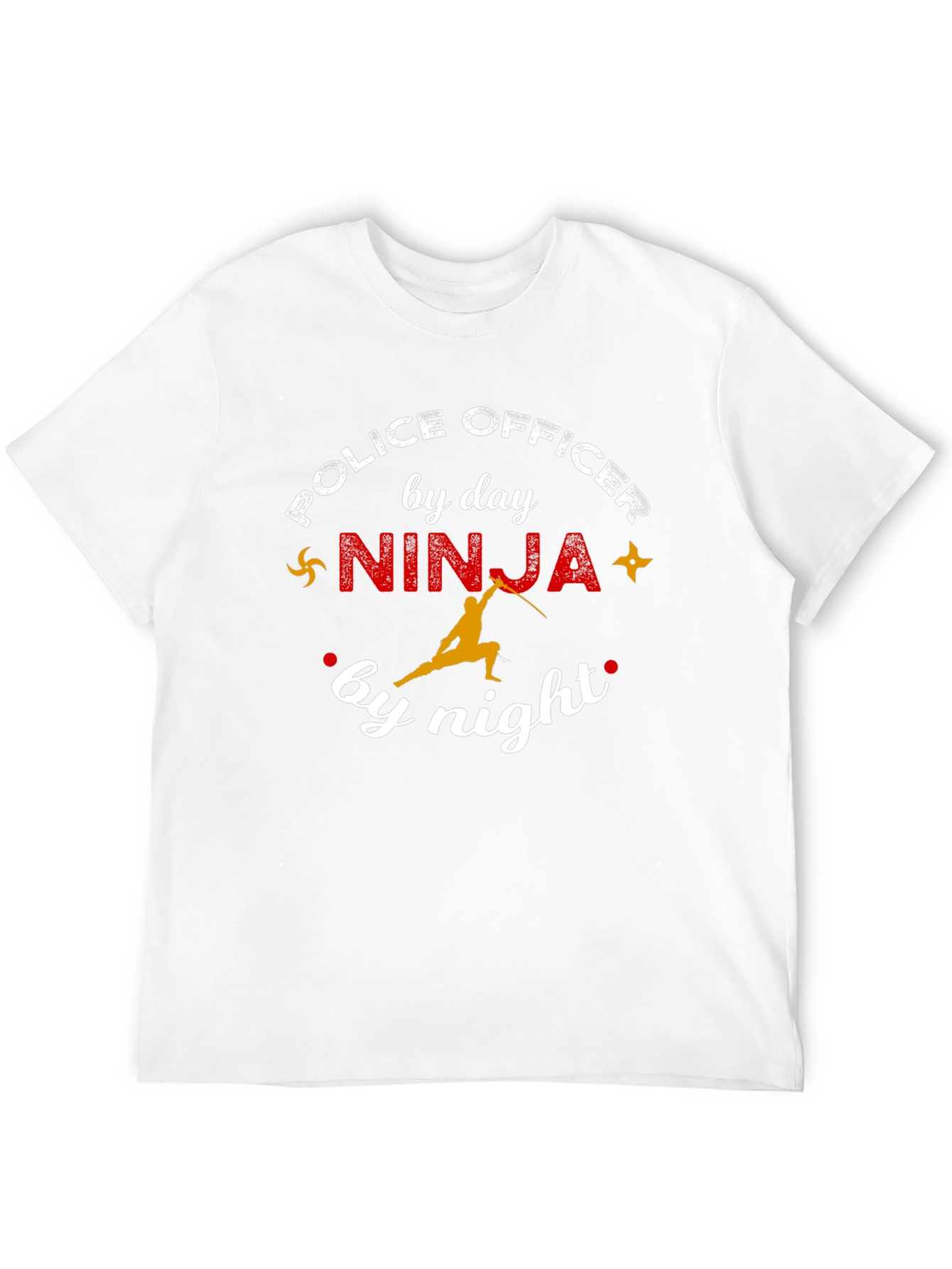 Police Officer Ninja Graphic T-Shirt