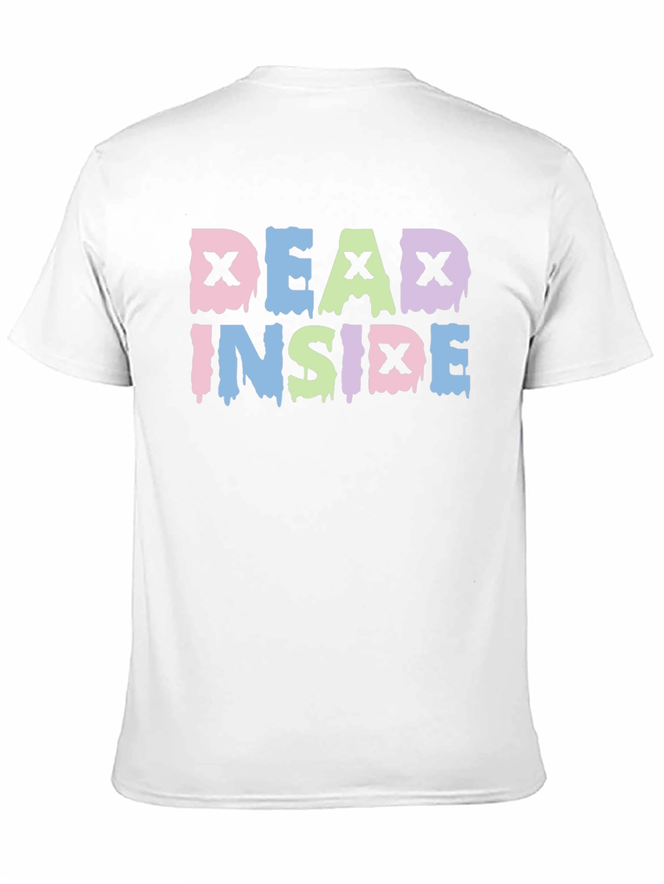 Dead Inside Graphic Tee - Trendy Pastel Goth Shirt