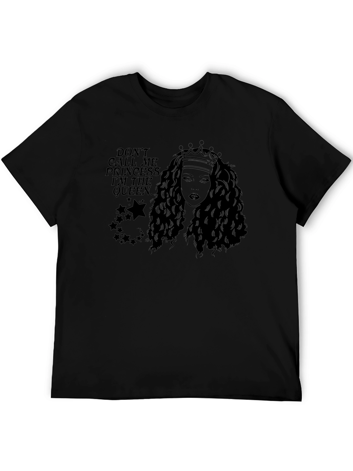 Queen Graphic T-Shirt - Black - Unisex