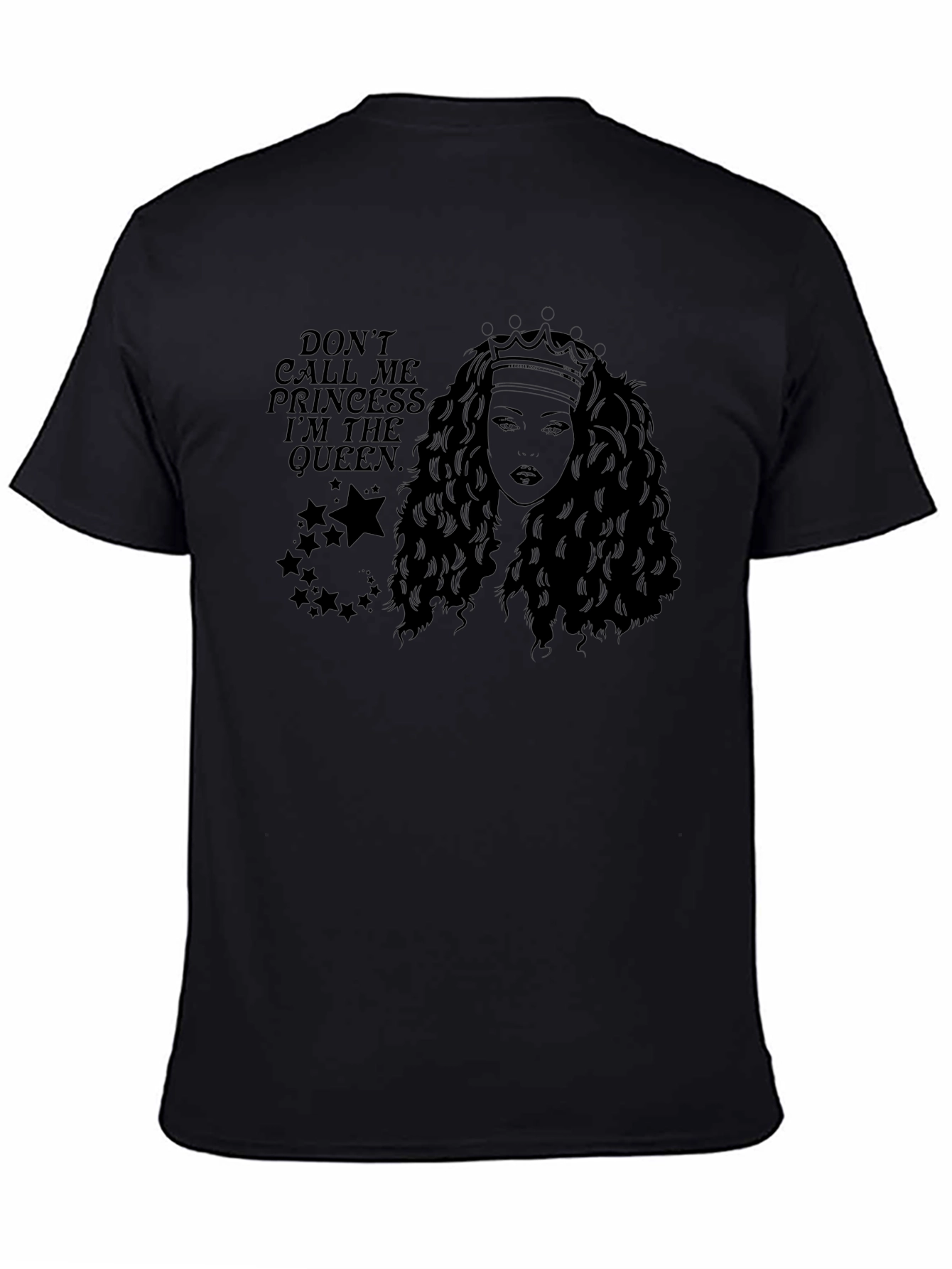 Queen Graphic T-Shirt - Black - Unisex