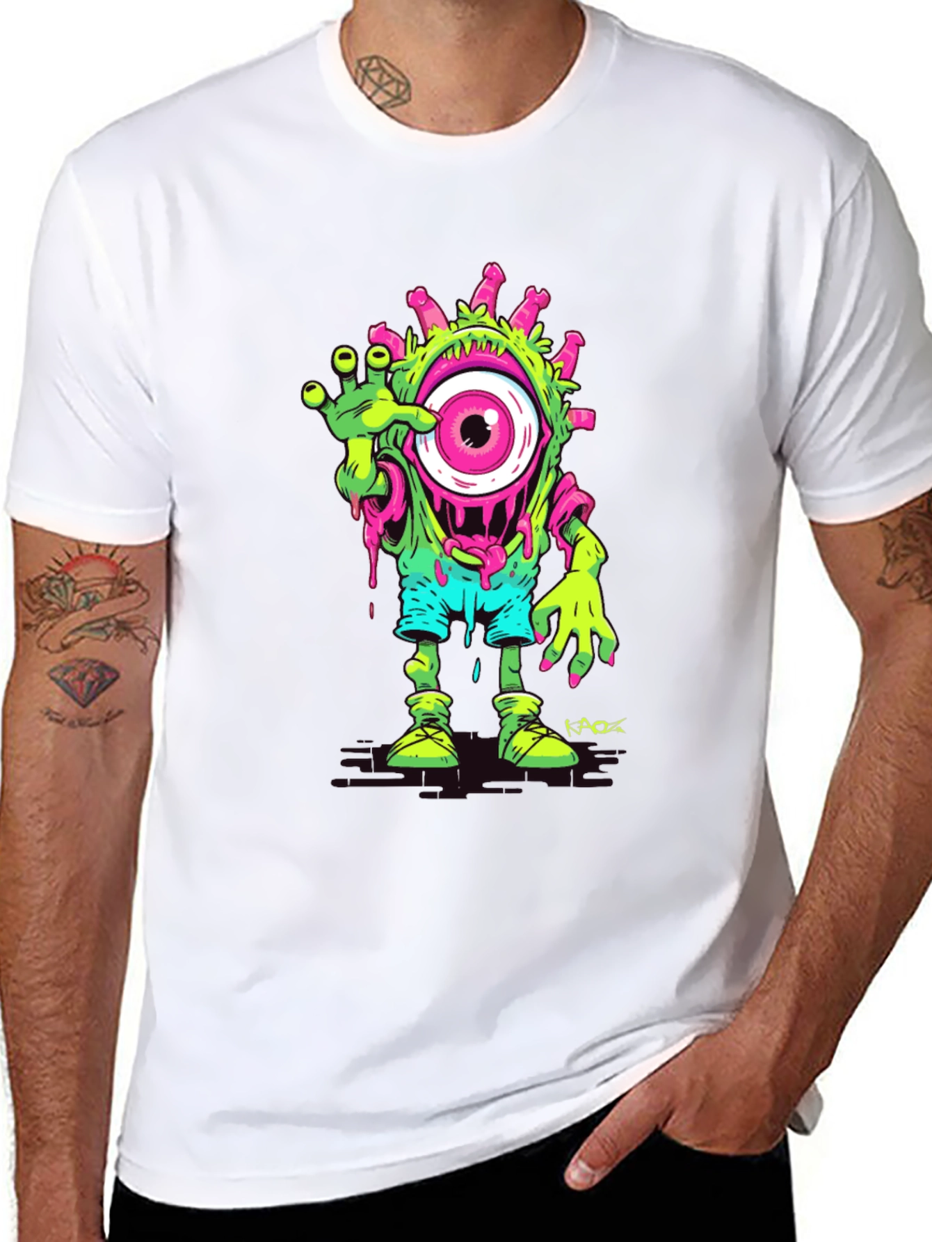 Monster Eye Graphic T-Shirt