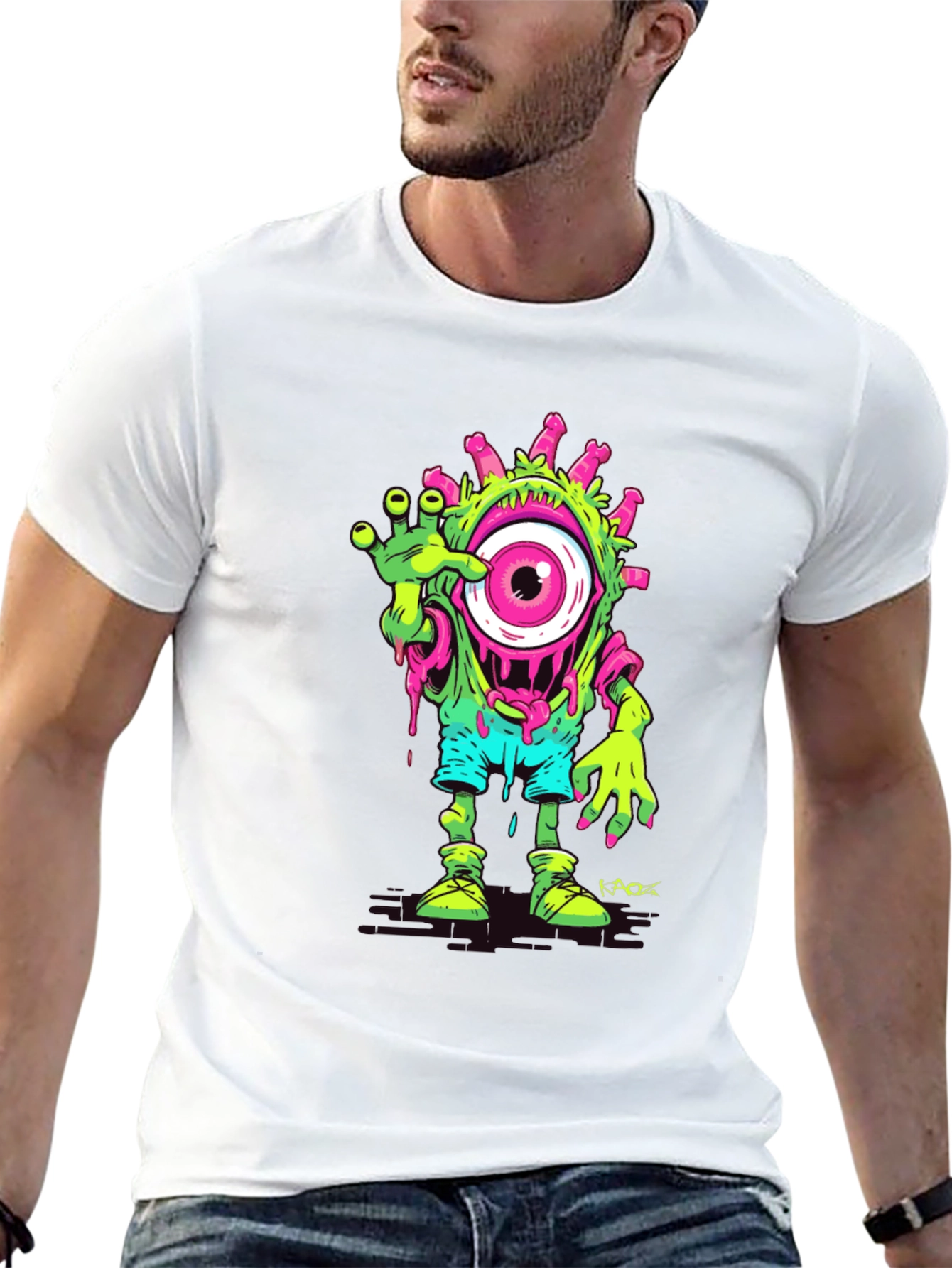 Monster Eye Graphic T-Shirt