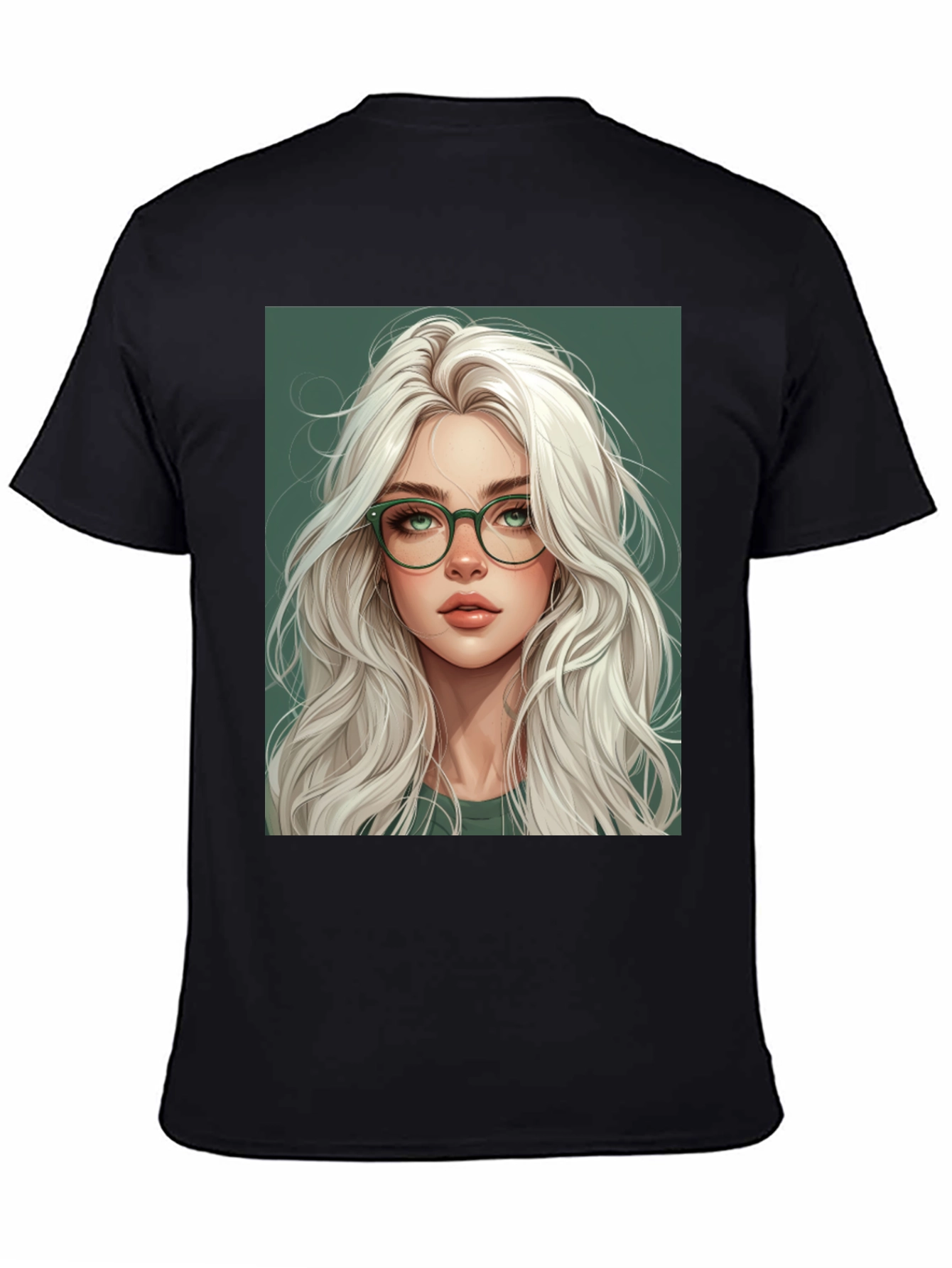Stylish Woman Portrait Graphic Tee