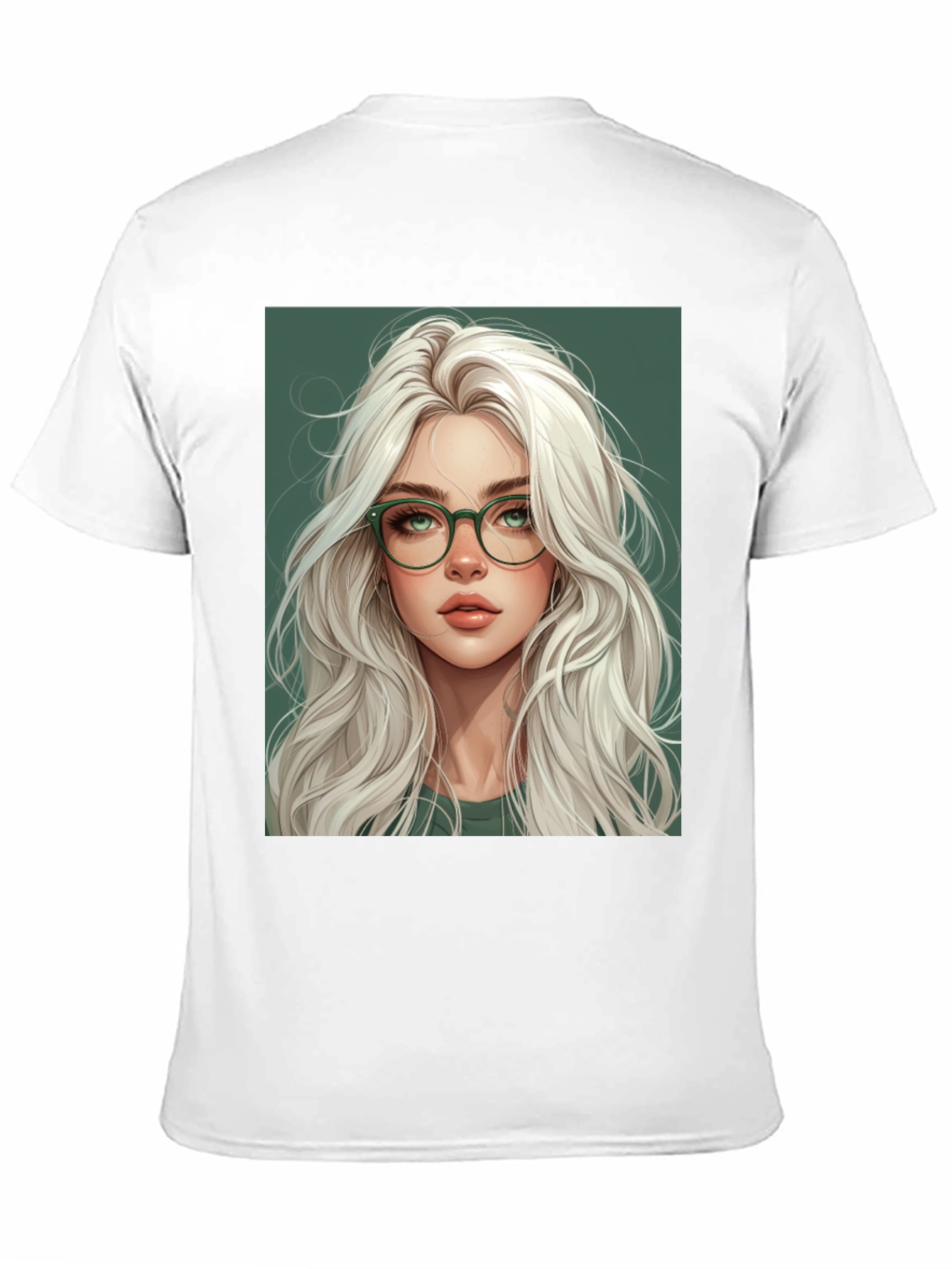 Stylish Woman Portrait Graphic Tee