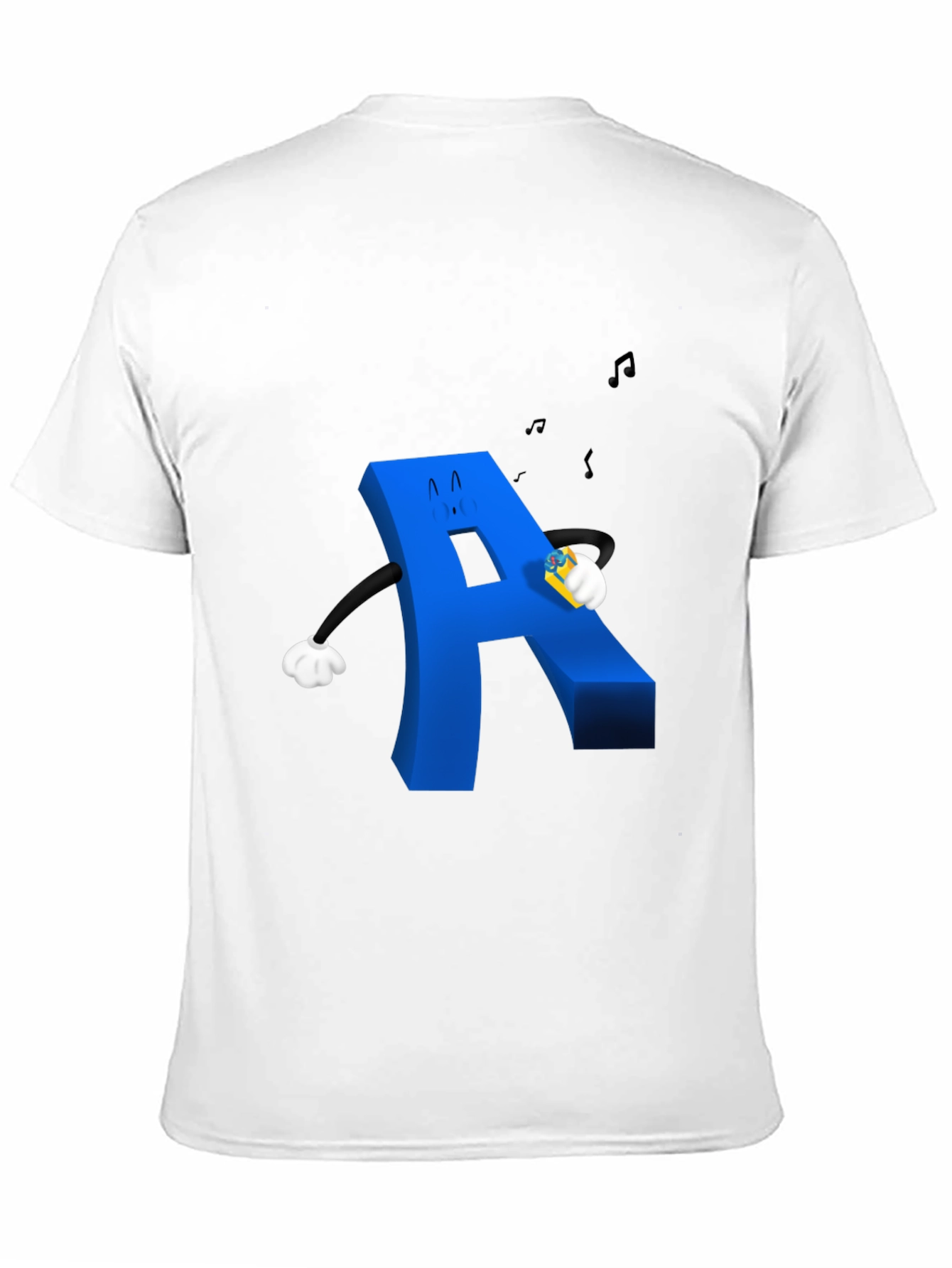 Cartoon Letter A T-Shirt - Fun Graphic Tee