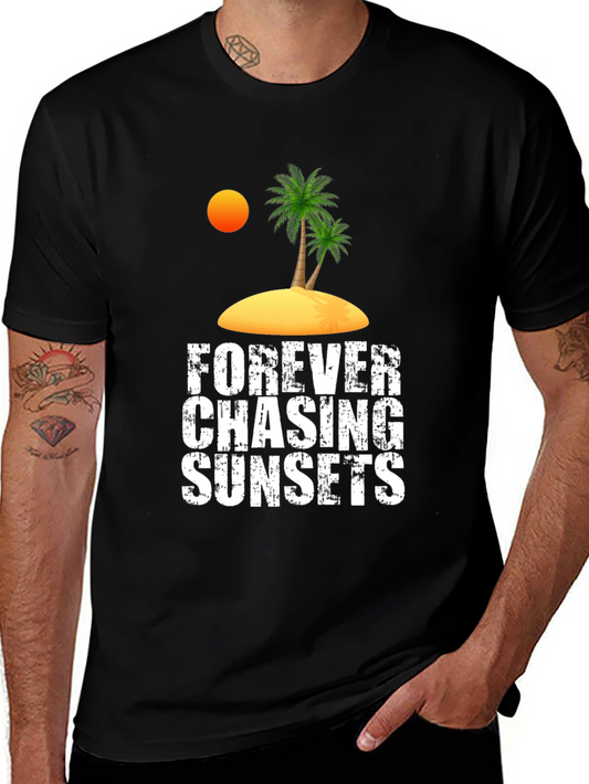 Forever Chasing Sunsets Graphic T-Shirt