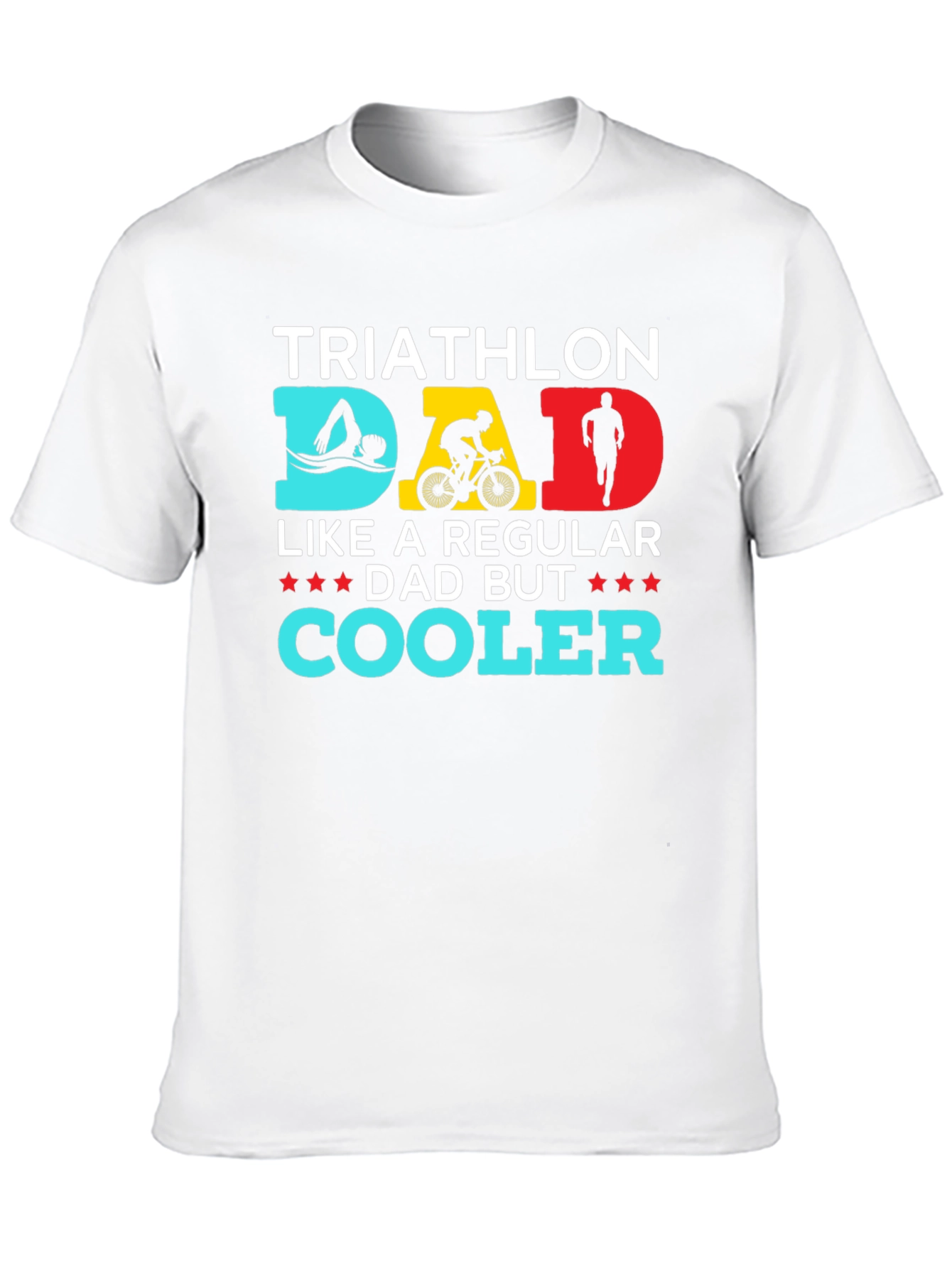Triathlon Dad T-Shirt - Cool Dad Gift