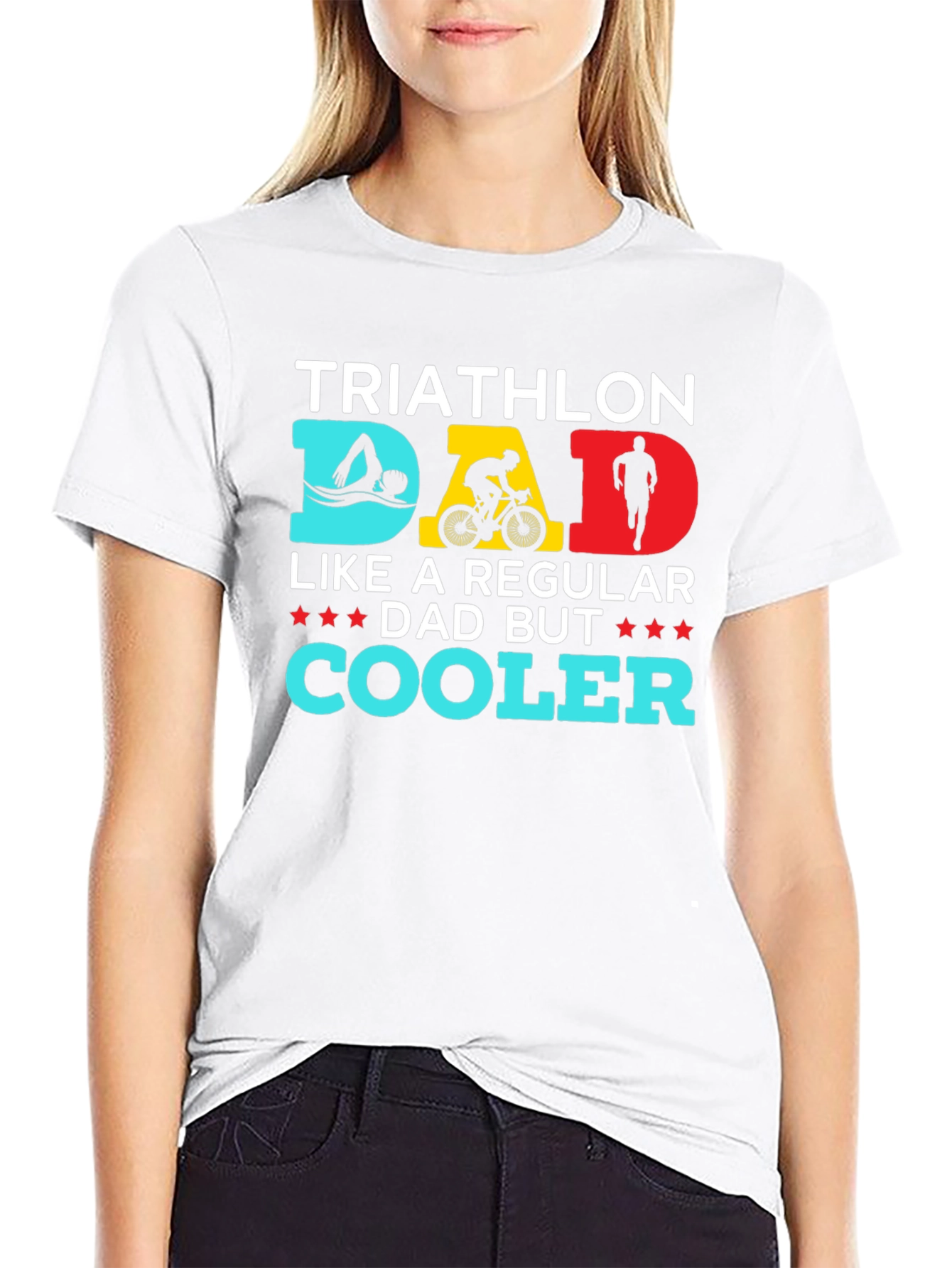Triathlon Dad T-Shirt - Cool Dad Gift