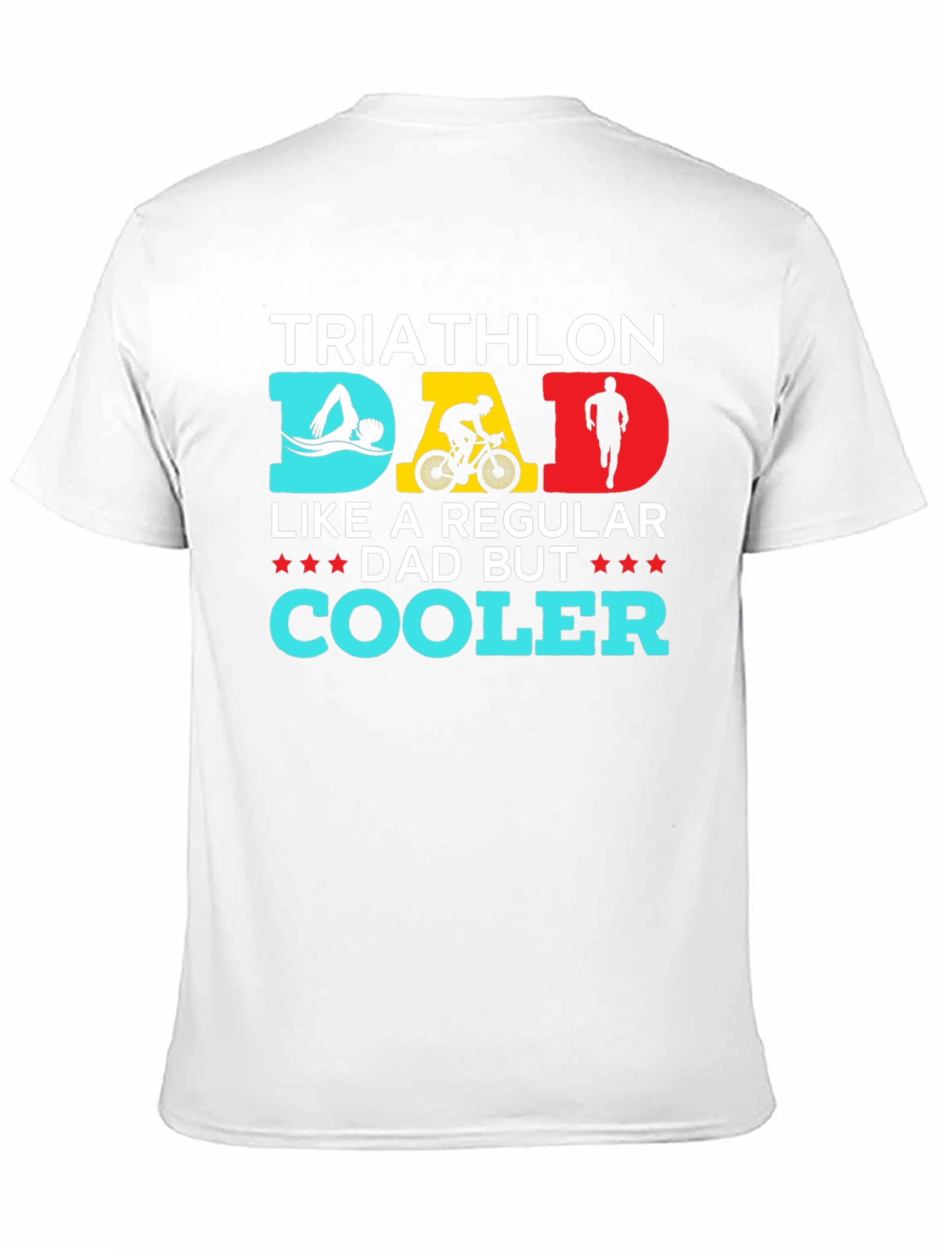 Triathlon Dad T-Shirt - Cool Dad Gift