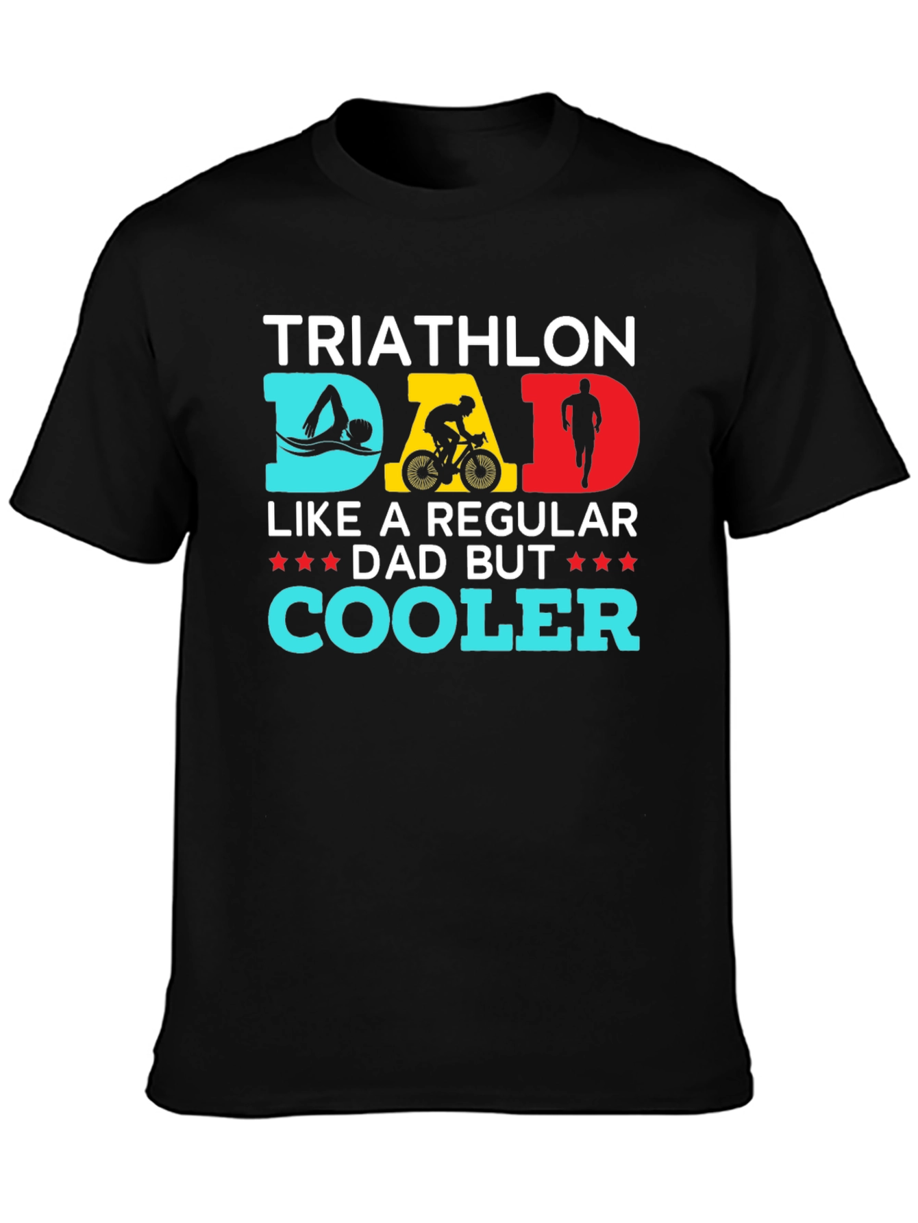 Triathlon Dad T-Shirt - Cool Dad Gift