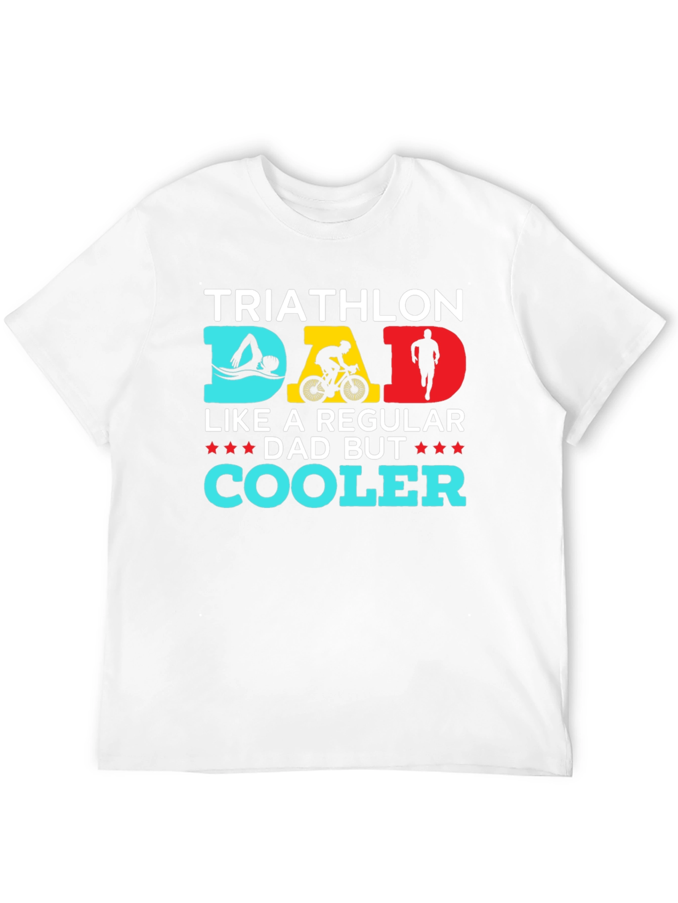 Triathlon Dad T-Shirt - Cool Dad Gift