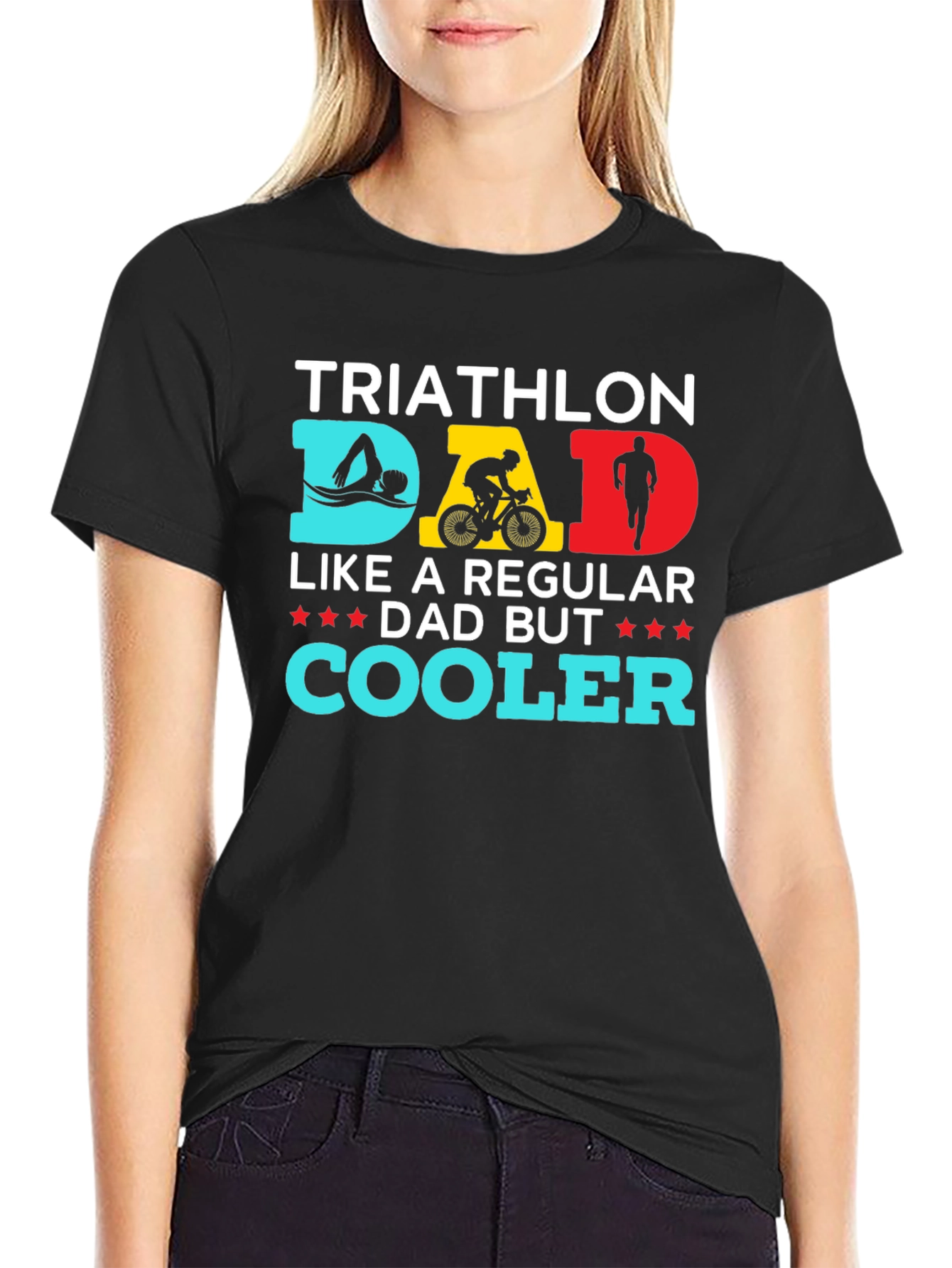 Triathlon Dad T-Shirt - Cool Dad Gift