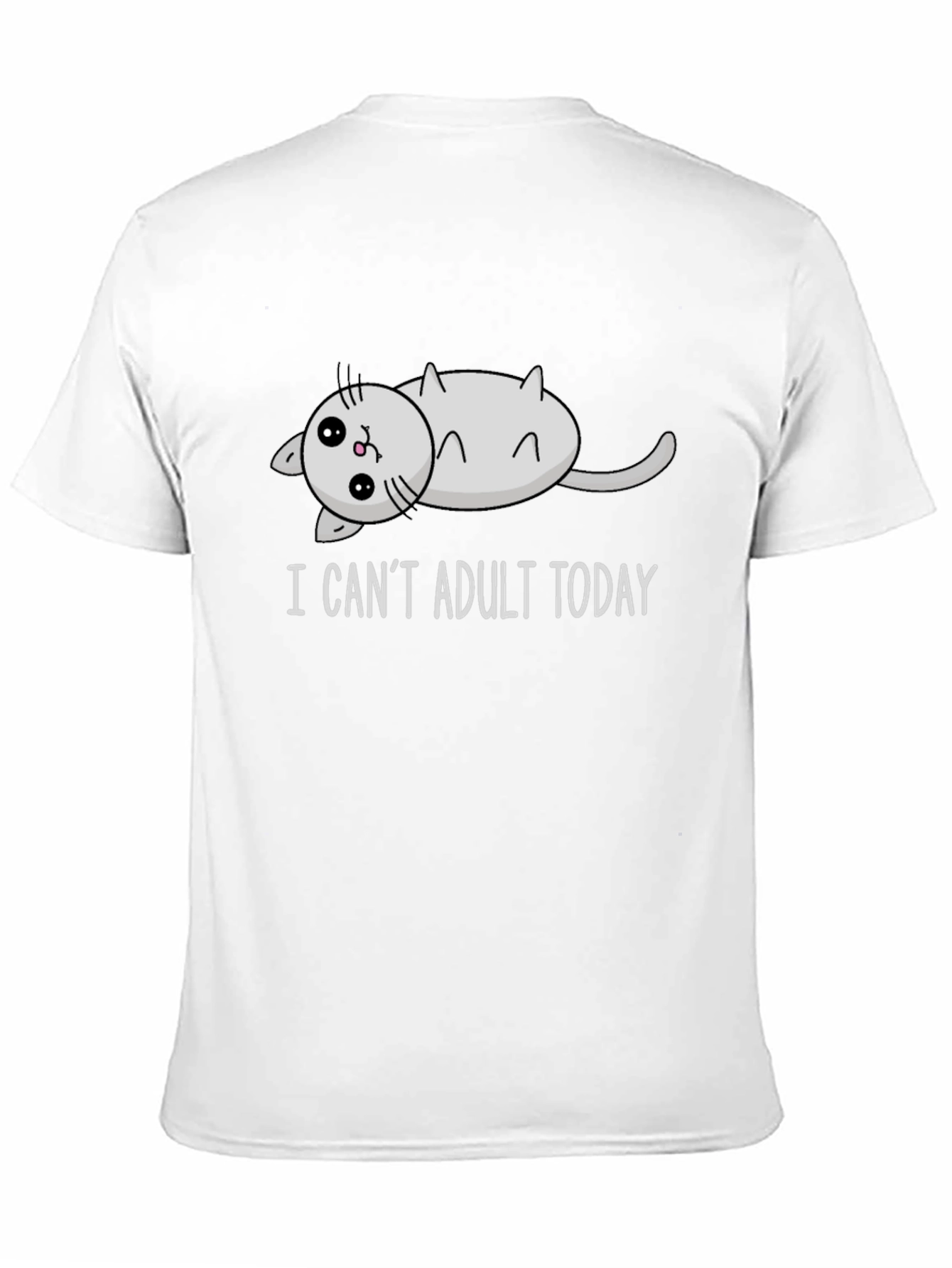 I Cant Adult Today Cat T-Shirt