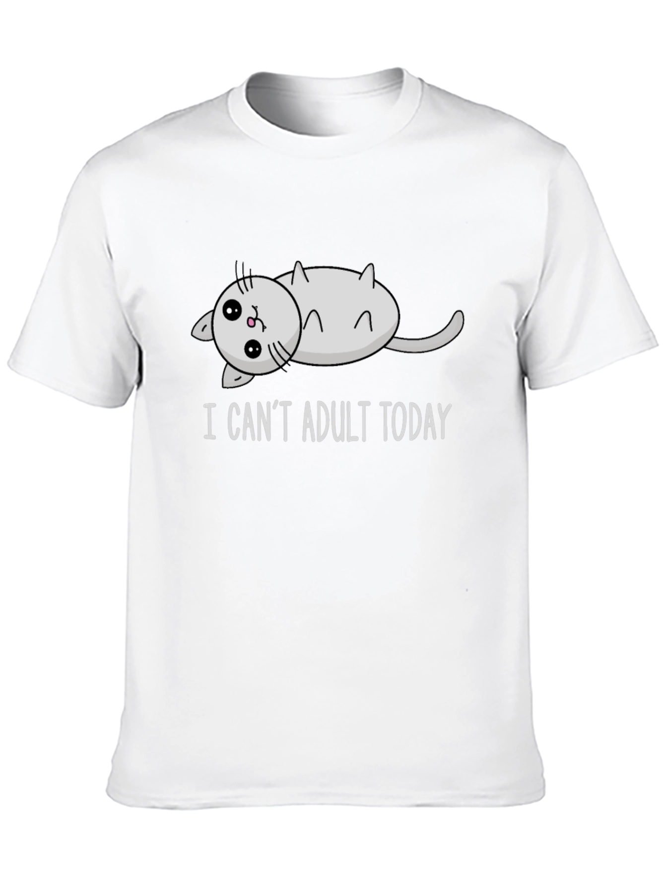 I Cant Adult Today Cat T-Shirt
