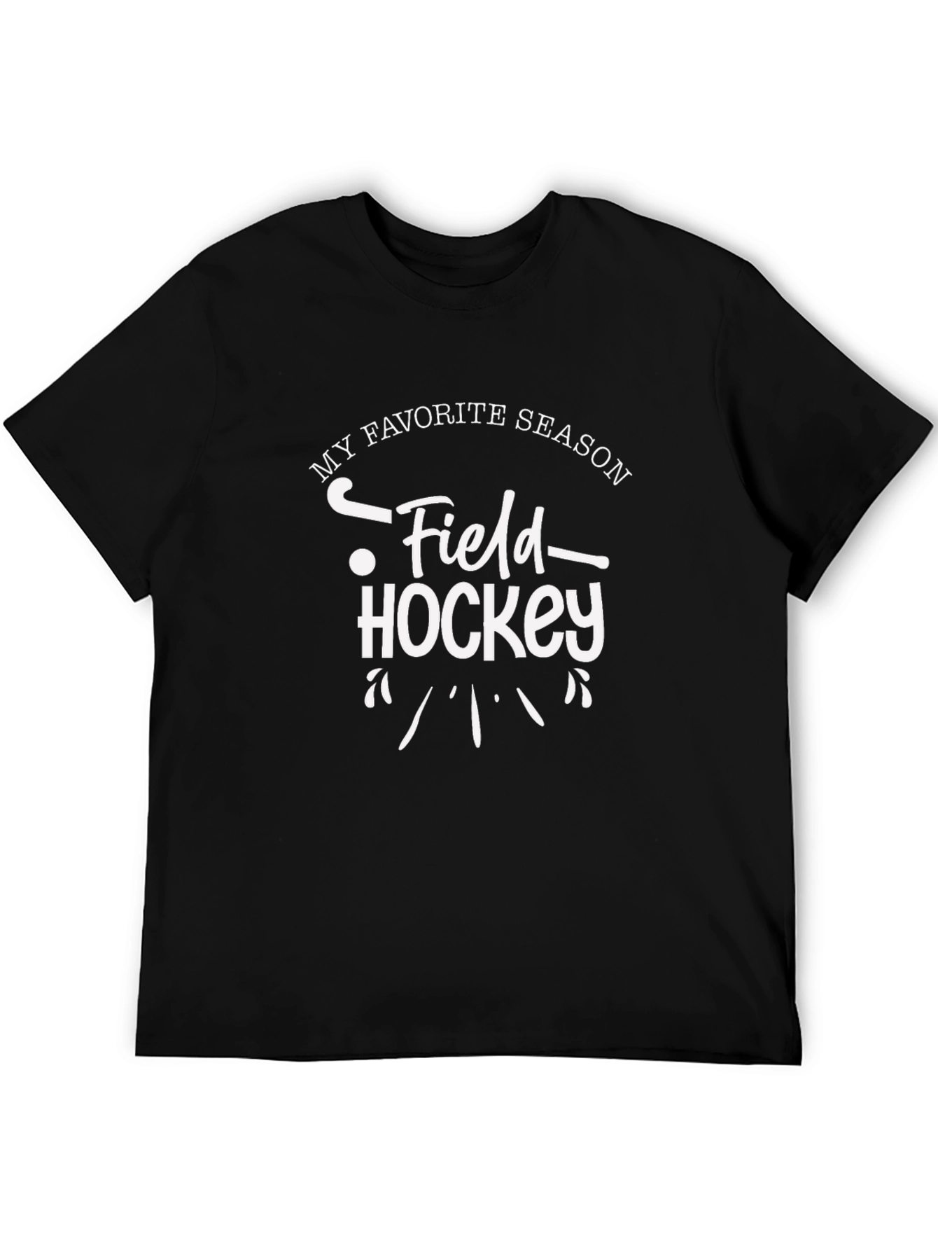 My Favorite Season Field Hockey Graphic T-Shirt