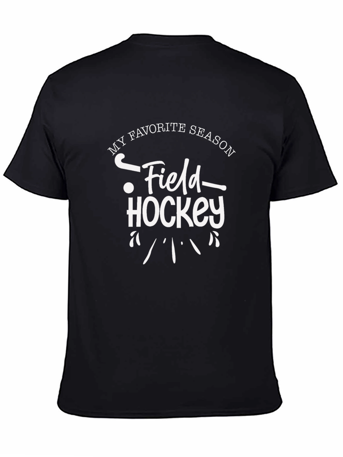 My Favorite Season Field Hockey Graphic T-Shirt