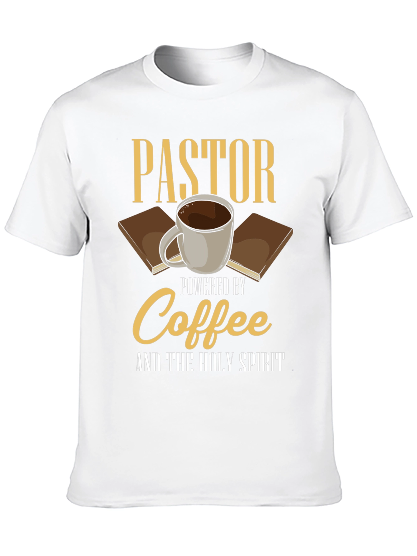 Pastor Powered by Coffee T-Shirt