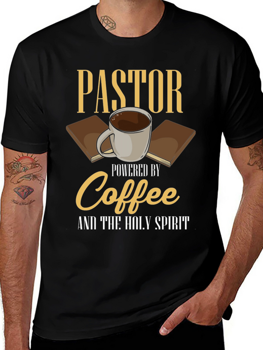 Pastor Powered by Coffee T-Shirt