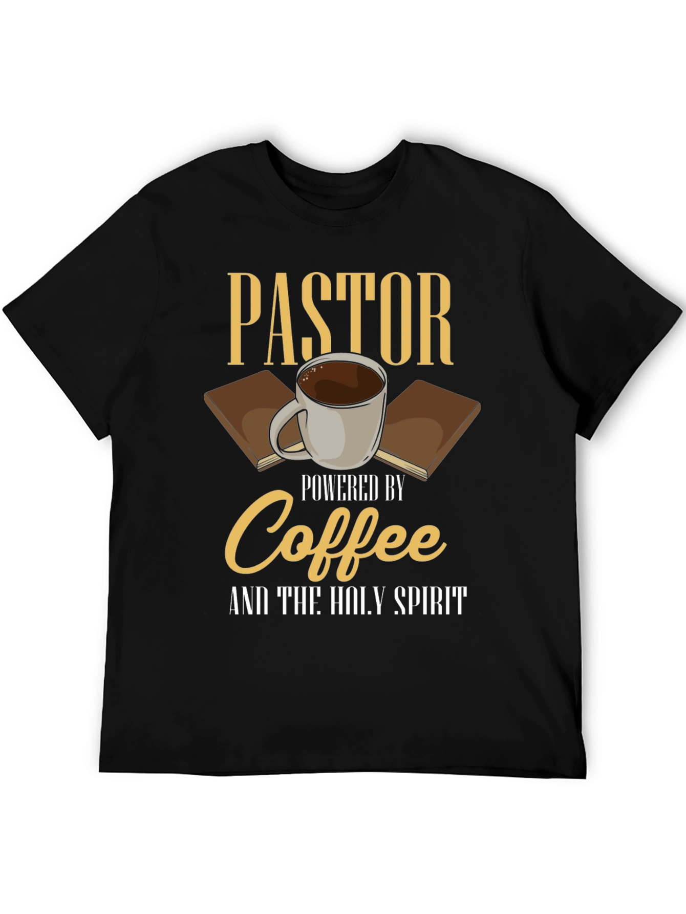 Pastor Powered by Coffee T-Shirt