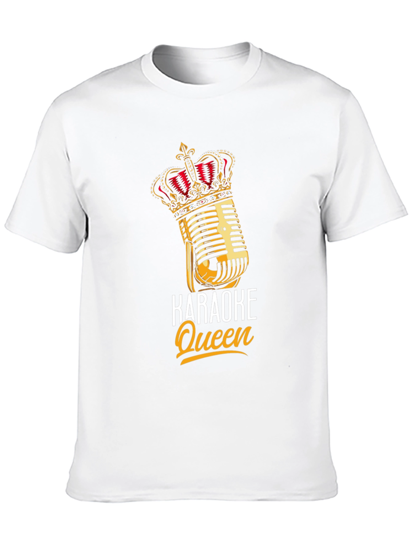 Karaoke Queen Black Graphic T-Shirt