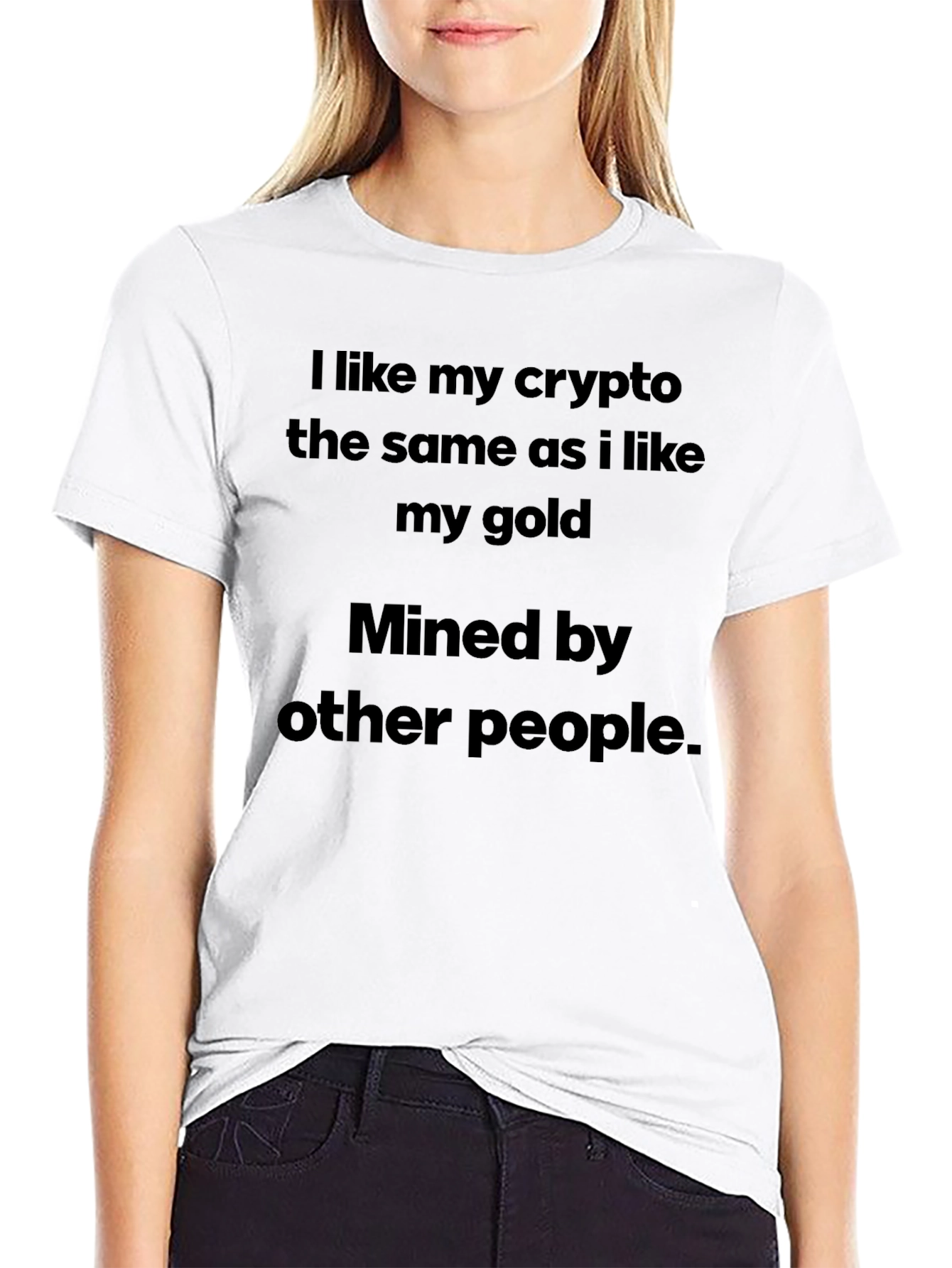 Crypto Gold T-Shirt - Mined By Other People